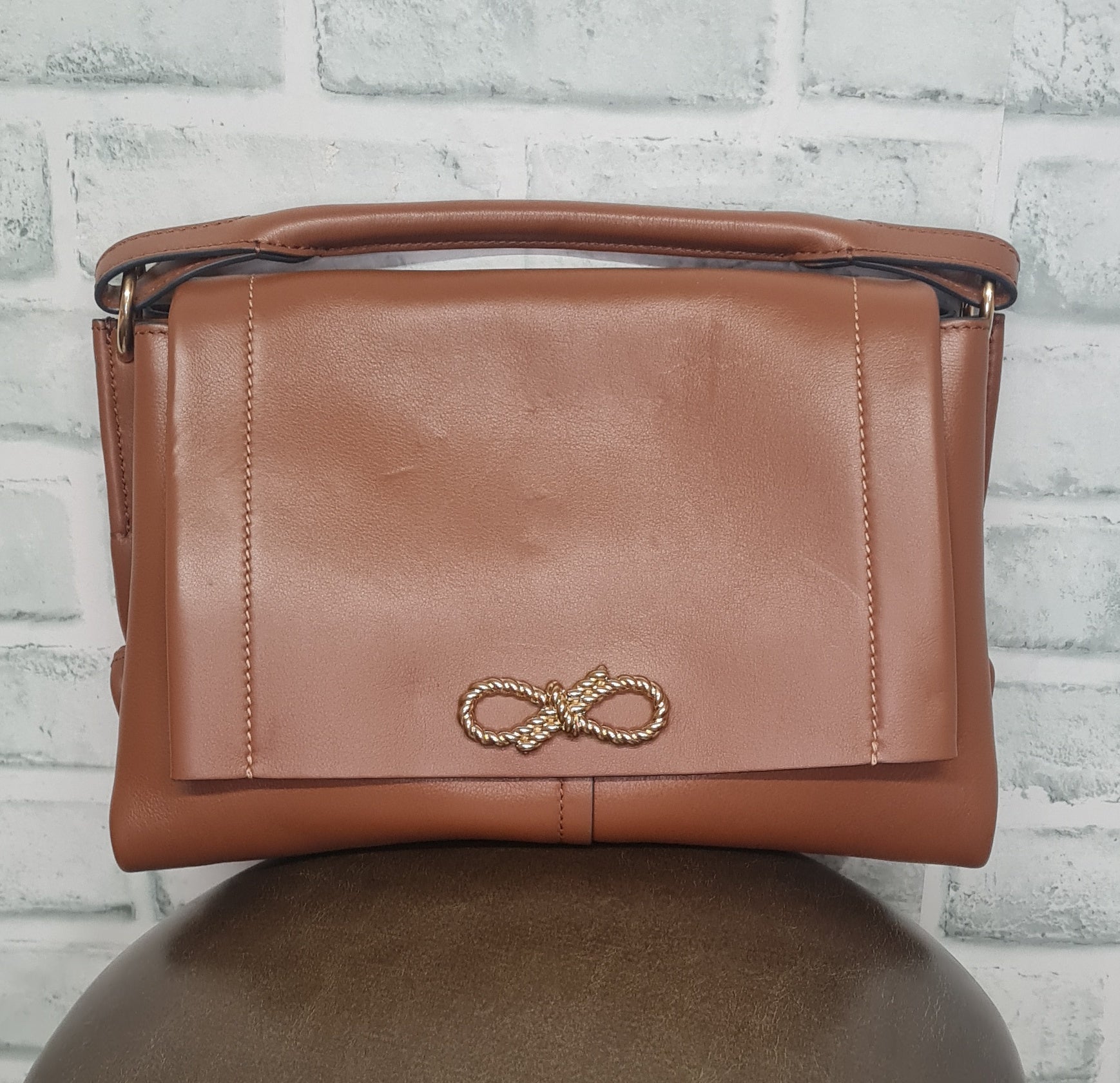 Anya Hindmarch Brown Soft Leather Rope Bow Bag – Shop for Shelter