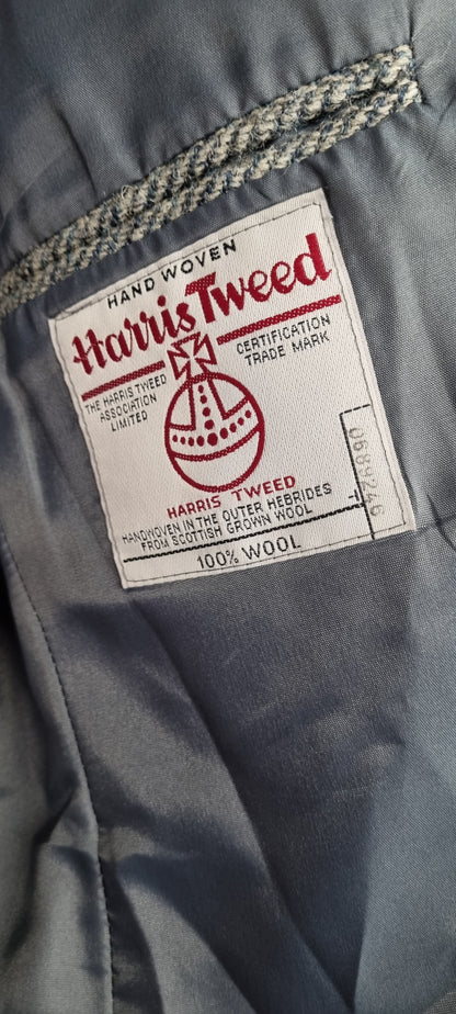 Vintage Greenwoods Handwoven Harris Tweed Wool Jacket