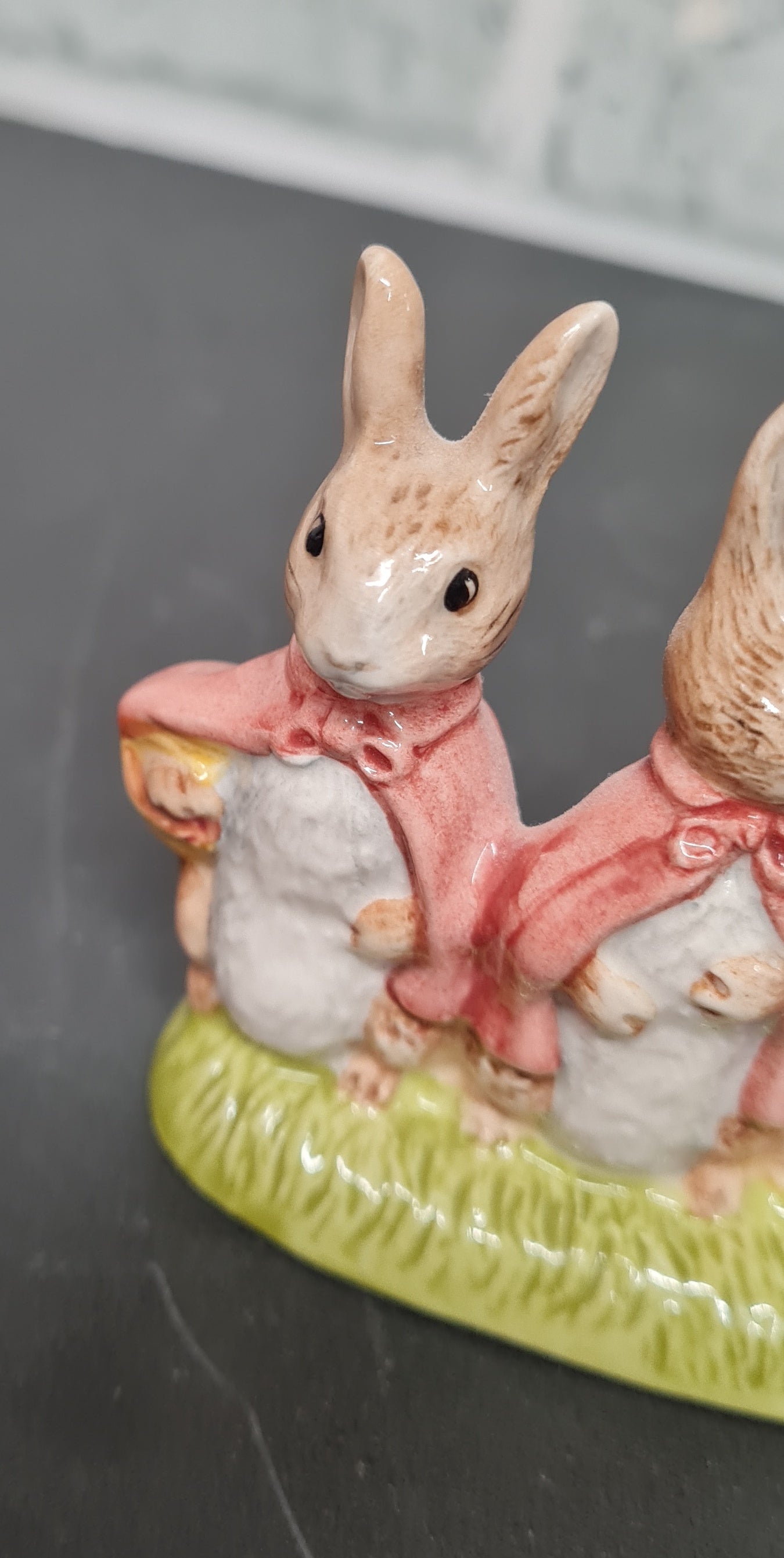 Royal Albert England Flopsy Mopsy and Cottontail Beatrix Potter 1989 Porcelain Figurine