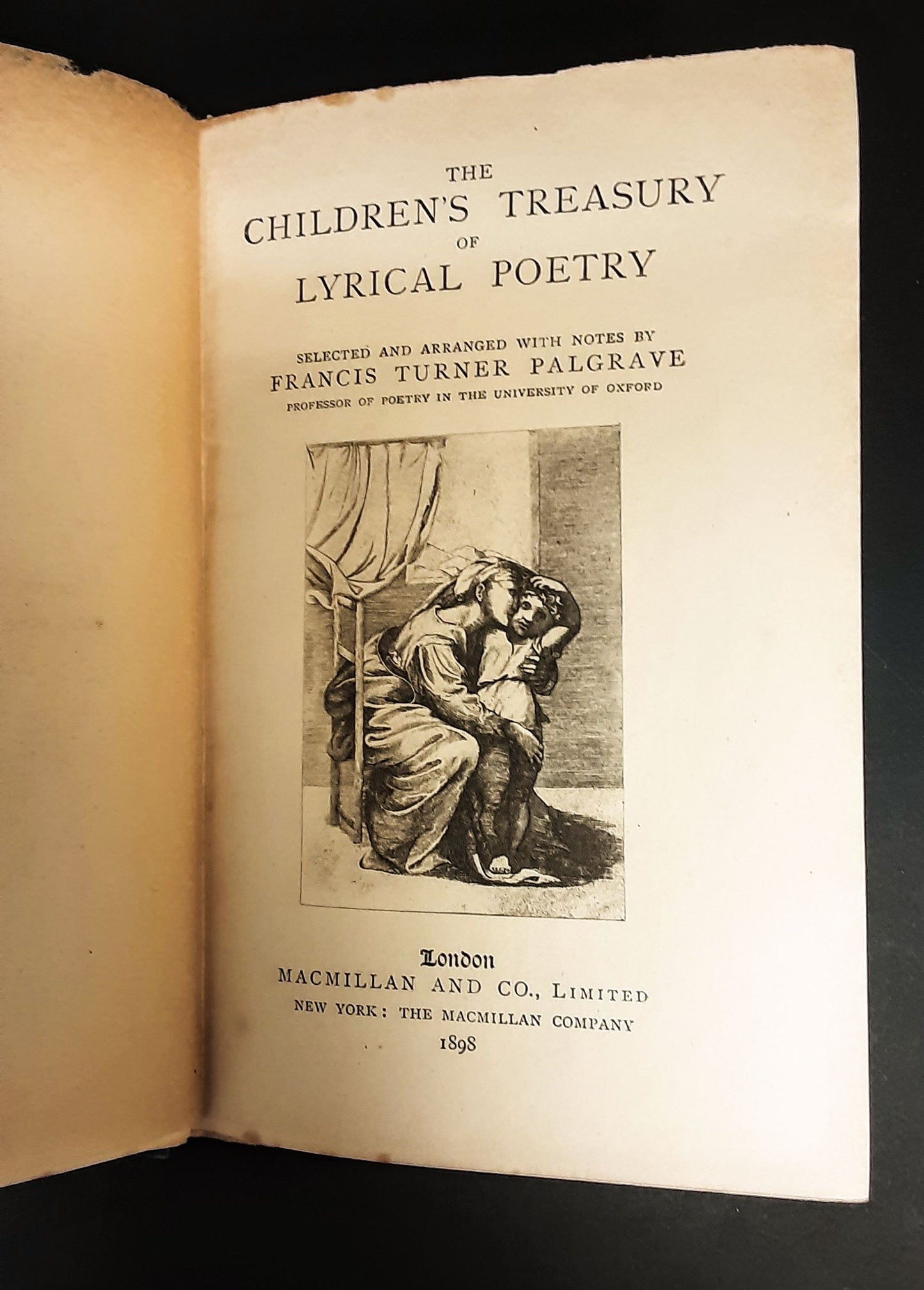The Children's Treasury of Lyrical Poetry by Franics Turner Palgrave, Macmillan & Co 1898