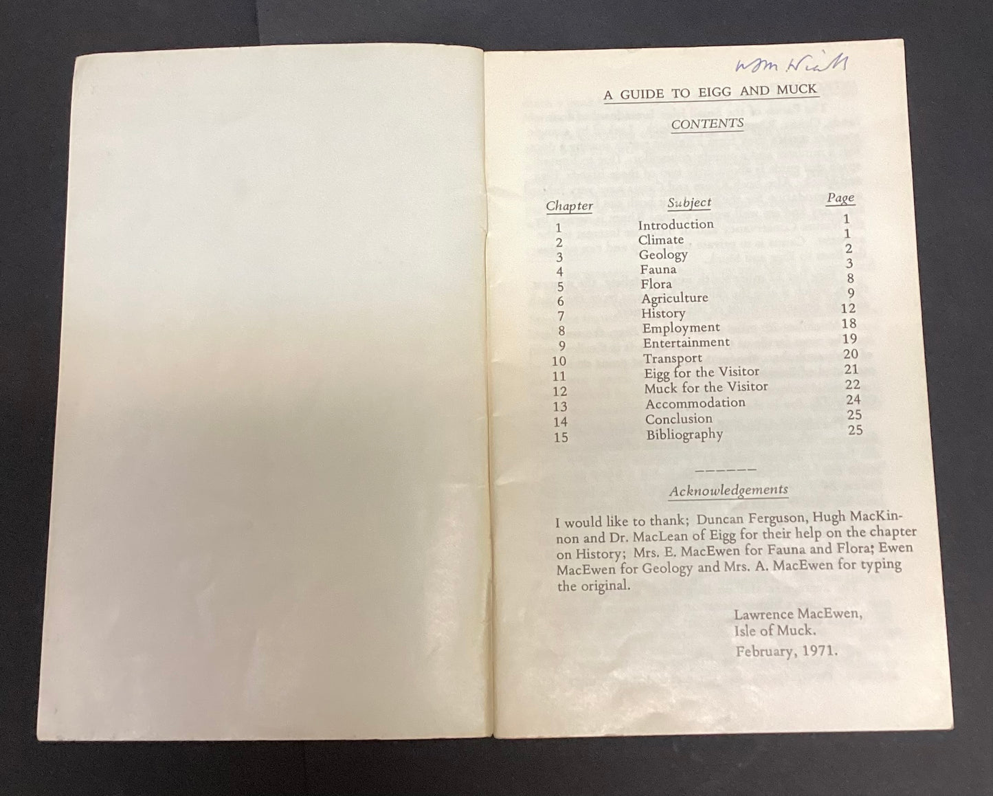 A Guide to Eigg and Muck by Lawrence MacEwan