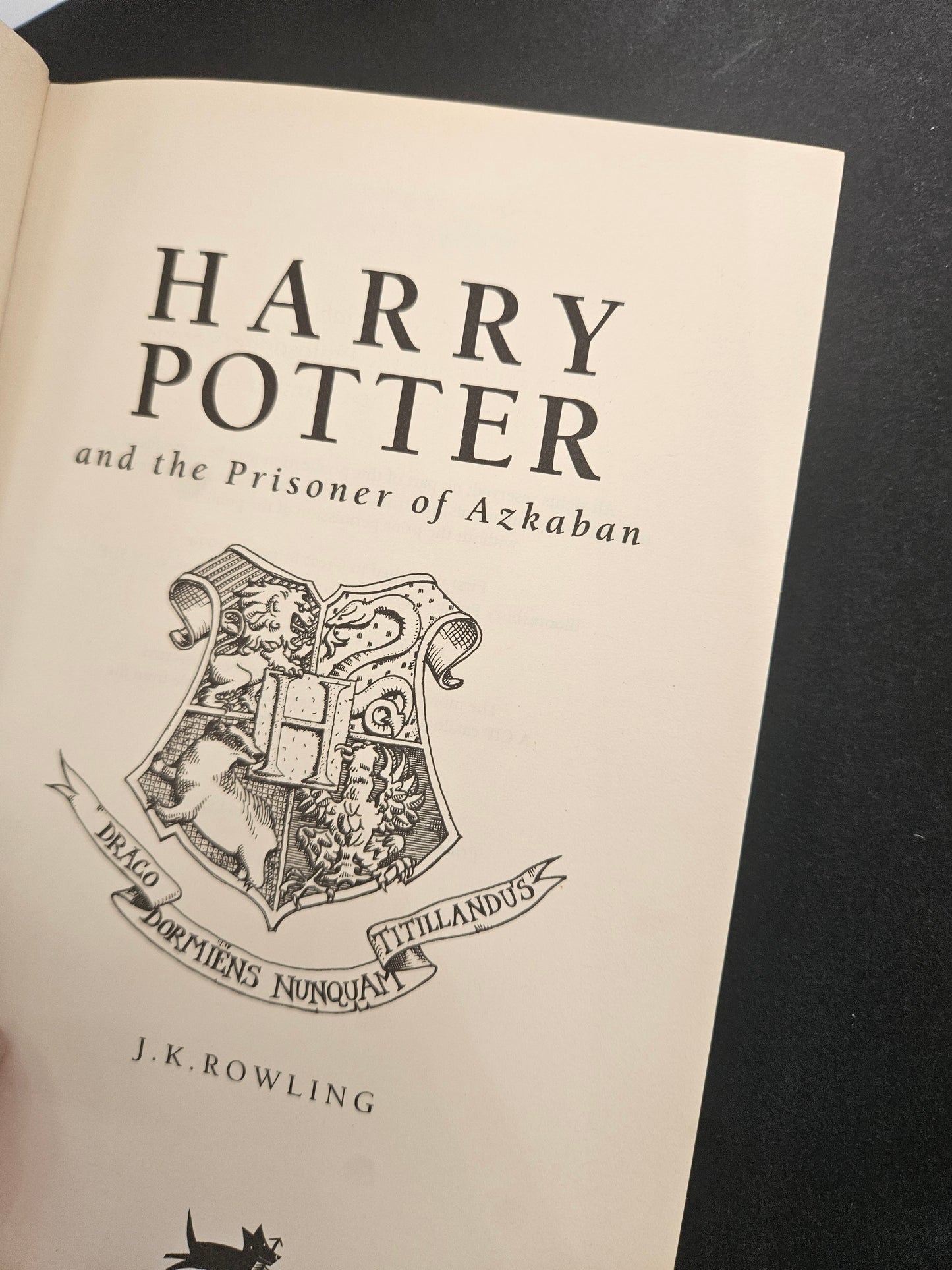 Harry Potter and the Prisoner of Azkaban (First Edition UK, Second Print) – JK Rowling - Very Good Condition