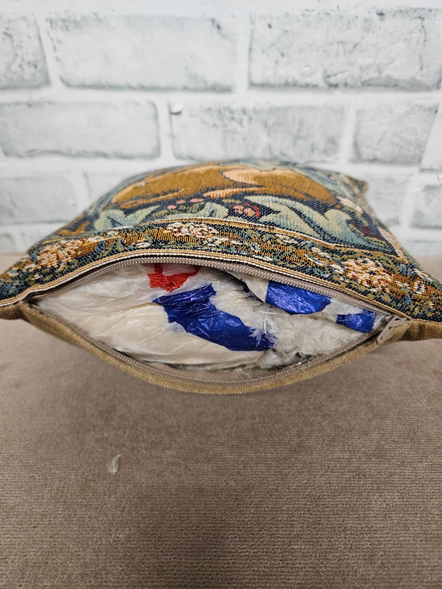 William Morris & Co Brother Rabbit Tapestry Cushion