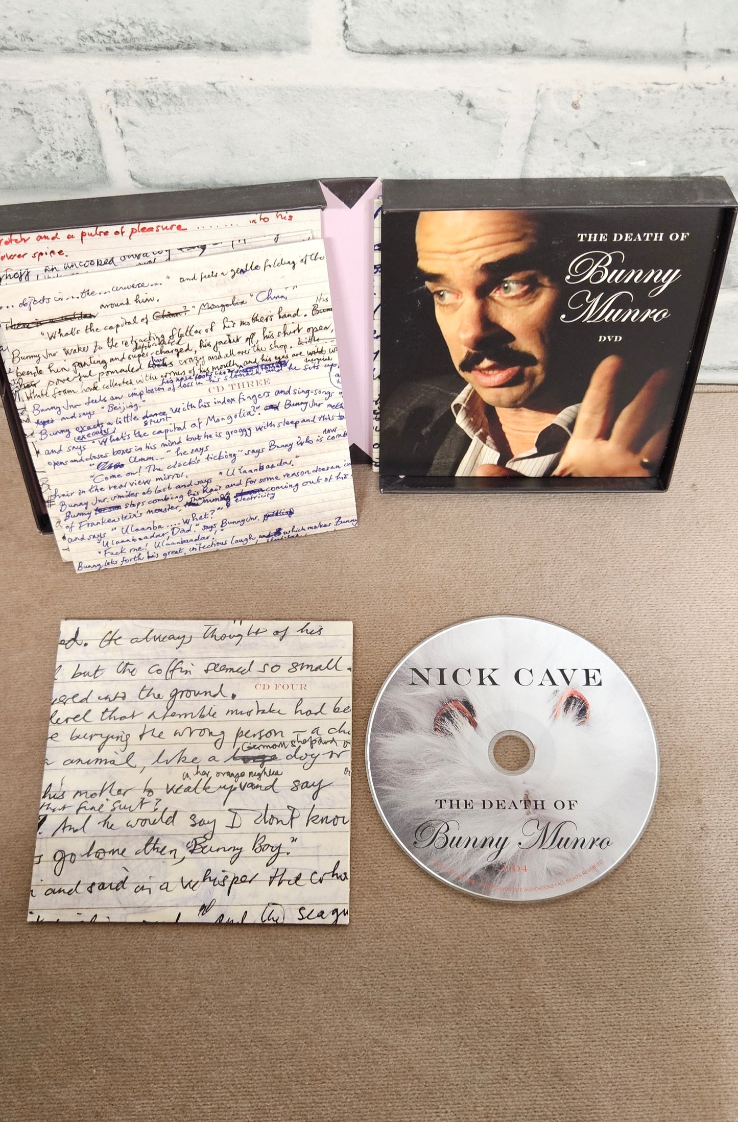Nick Cave The Death of Bunny Munro CD Read by the Author