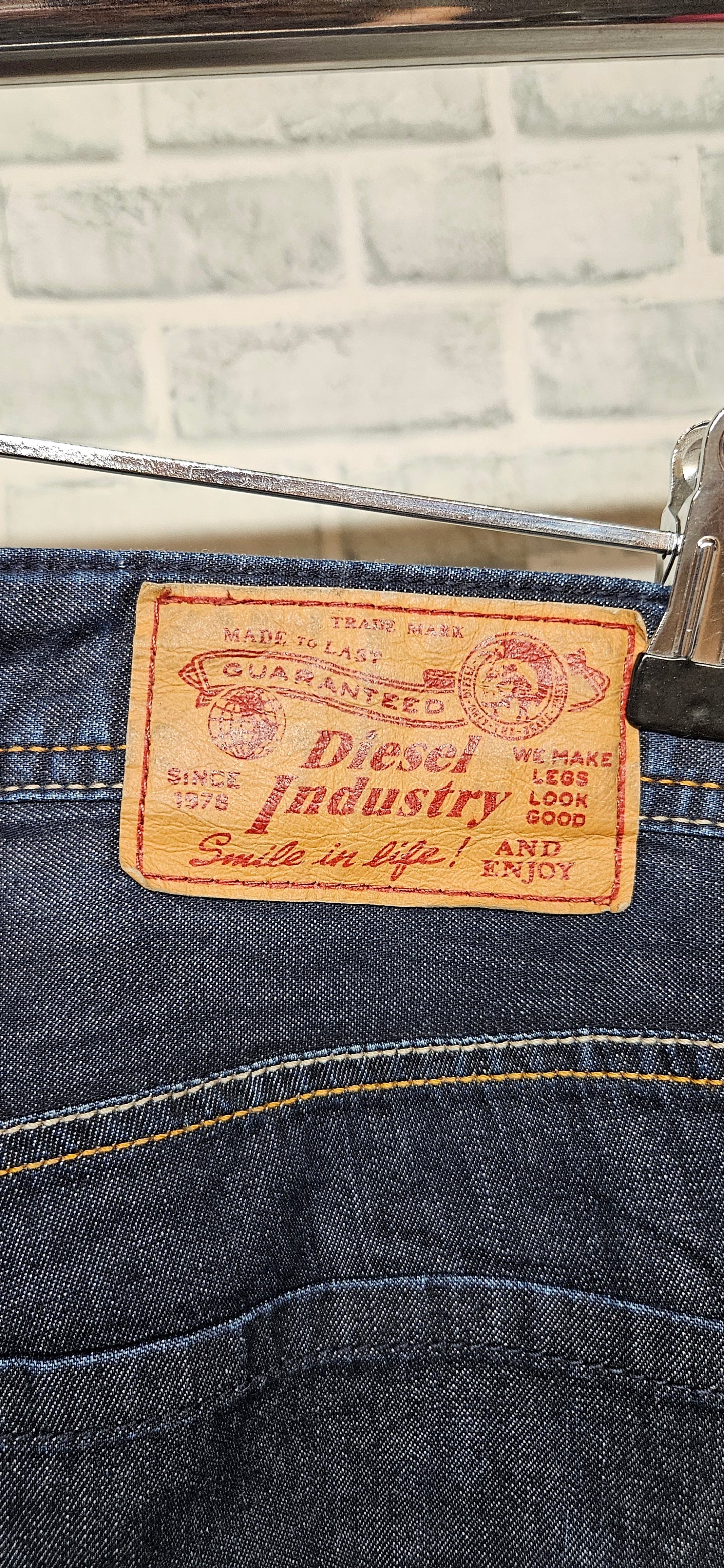 Diesel Larkee Regular Straight Dark Denim Jeans W34 L30