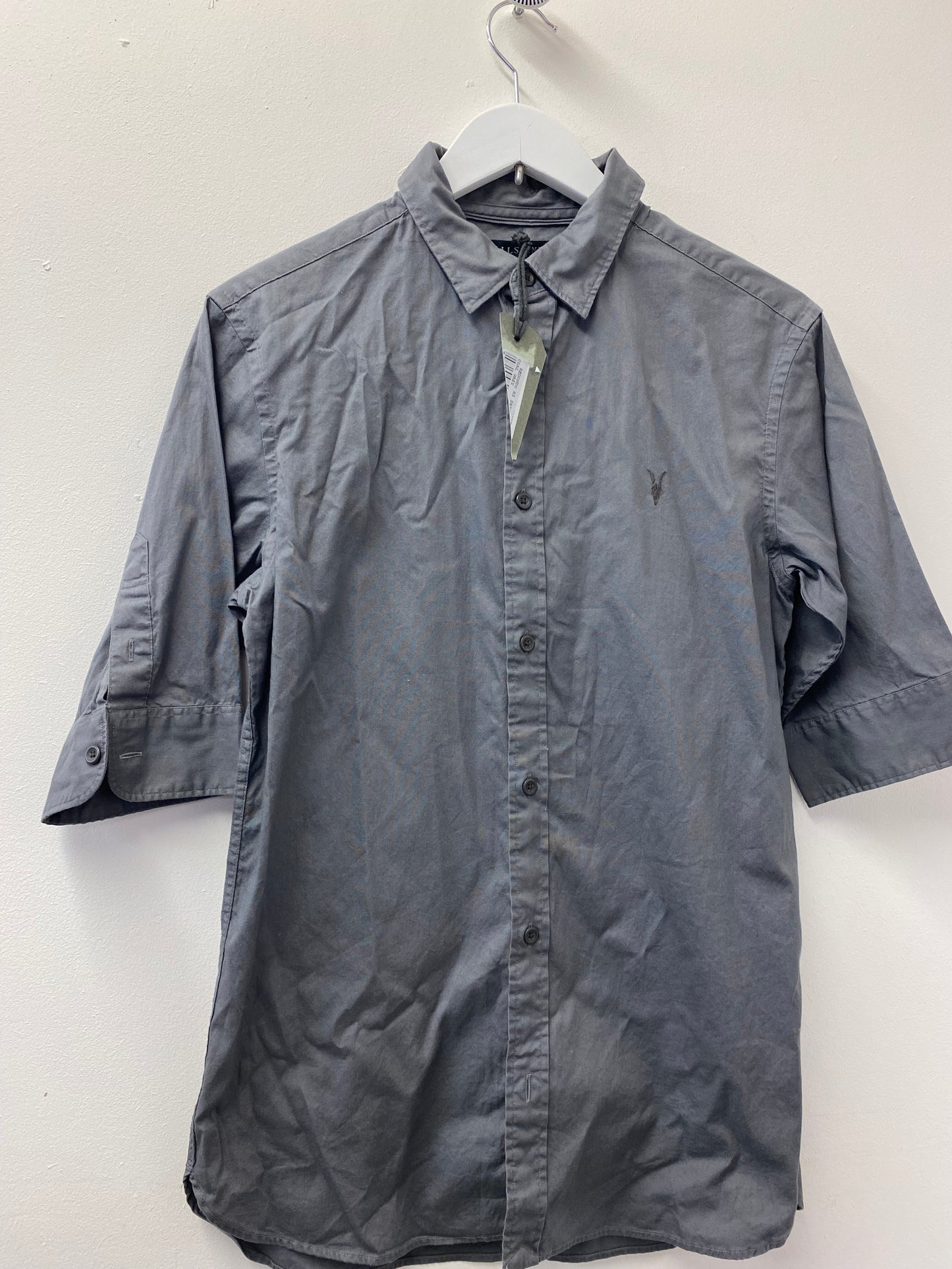 BNWT All Saints Redondo Grey Shirt XS
