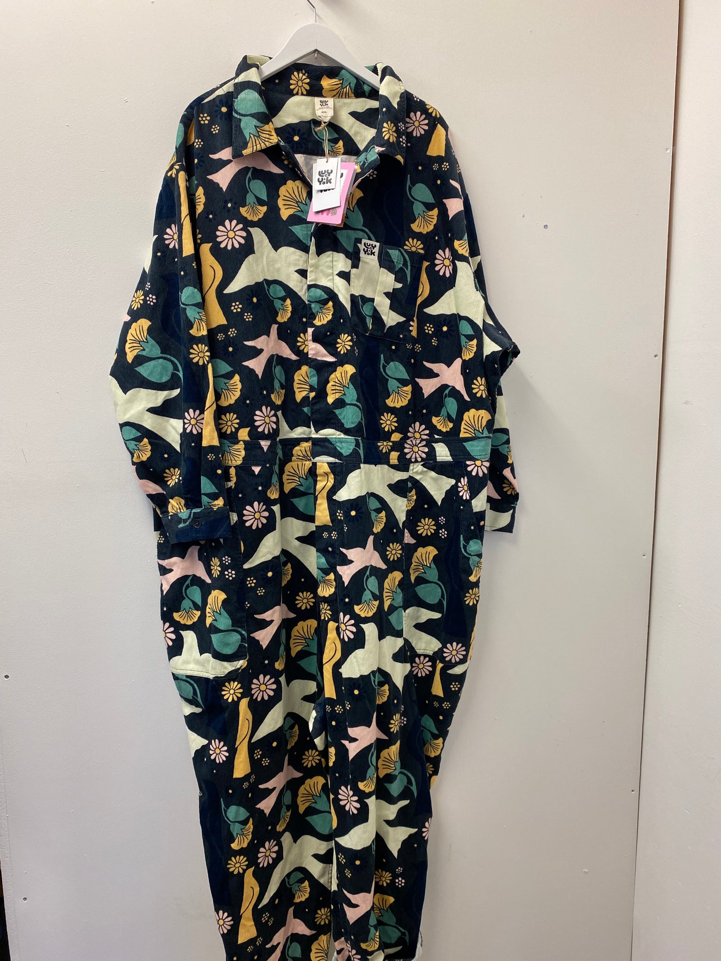 BNWT Lucy and Yak Carmen Jumpsuit Organic Corduroy Skylar Size 4XL