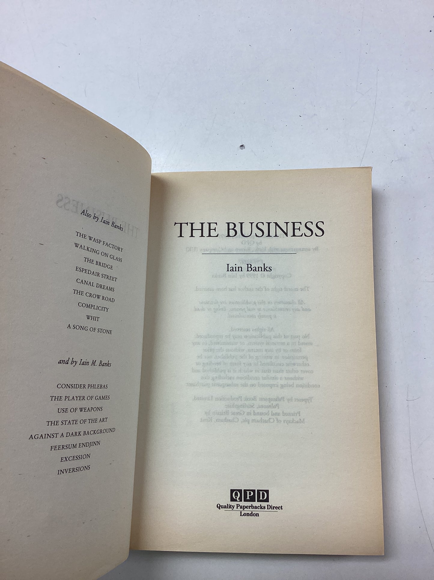 The Business By Iain Banks