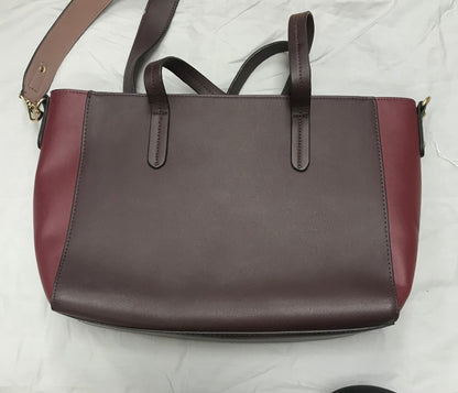 Carvela Bergundy and Red Tote Bag, Long Strap Included