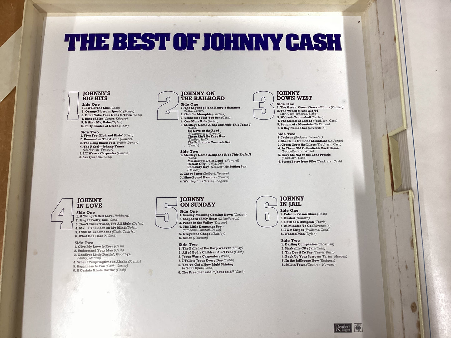 The Best Of Johnny Cash 6 LP Box Set