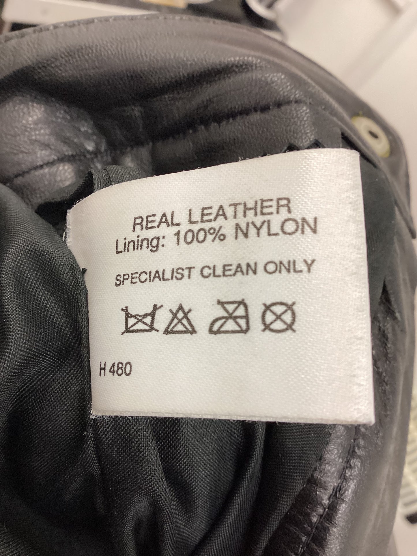 Vintage 90’s Y2K Black Leather Pants Size Small 24” Waist