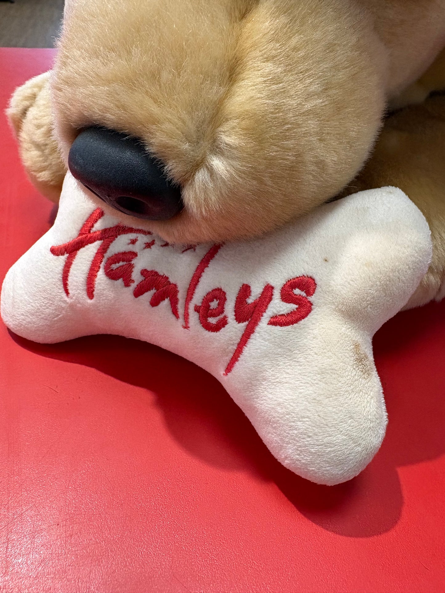Hamleys 'Labrador with Bone' Plush Soft Toy