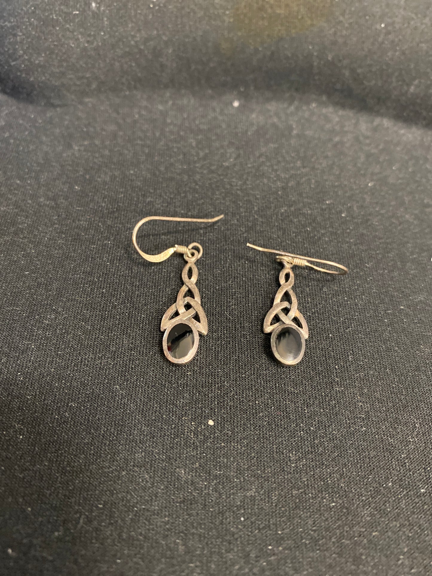 Silver Celtic Dangle Earing's