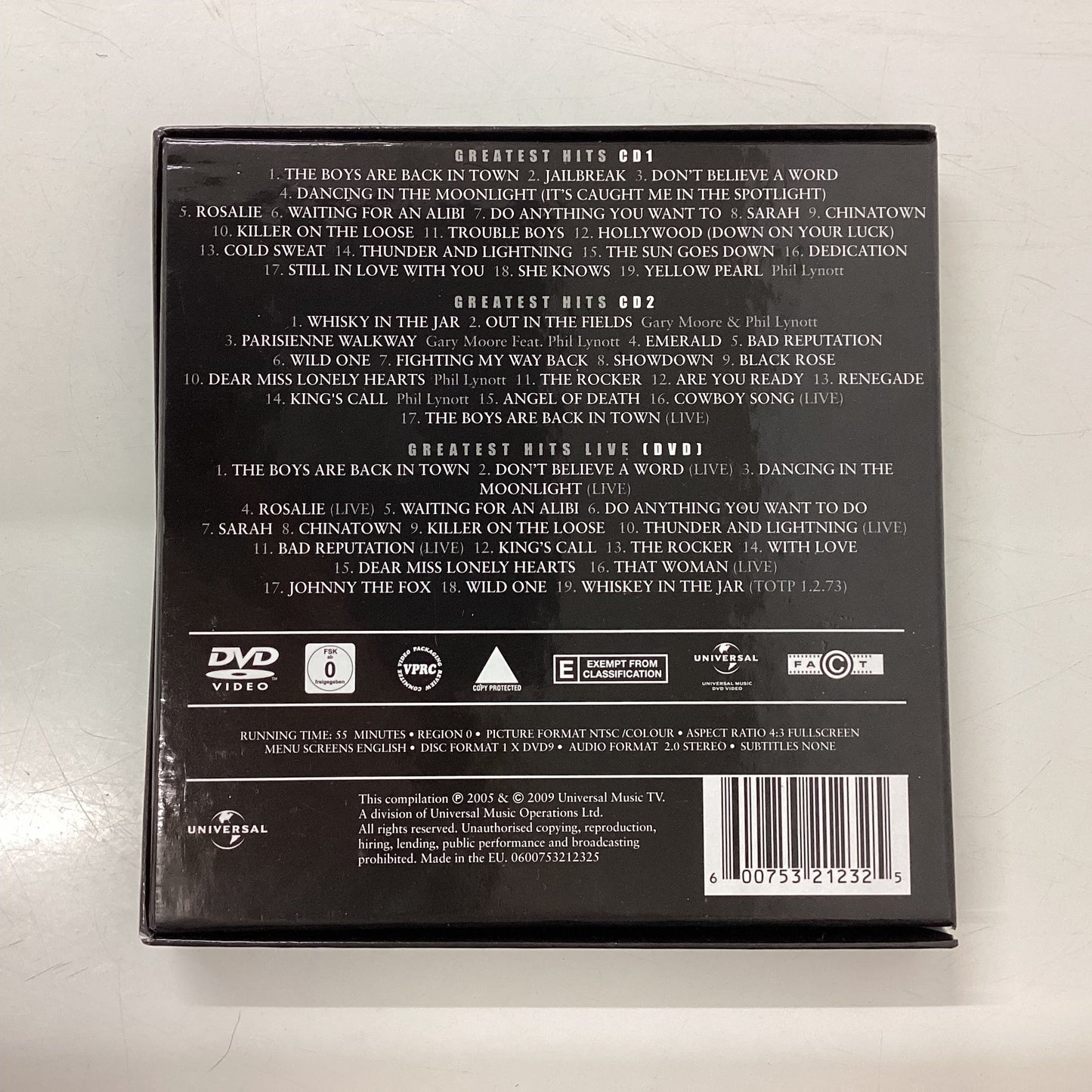 Thin Lizzy Greatest Hits CD