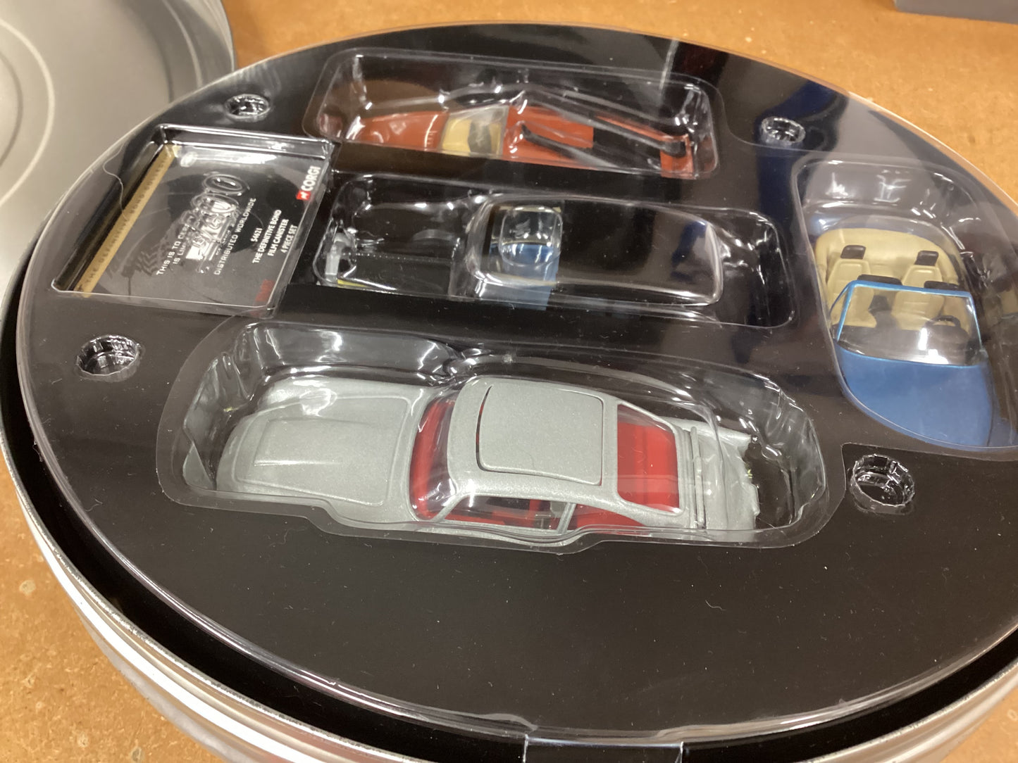 007 The Definitive Bond Collection, Corgi, Four Piece Set, Film Canister, New in Box