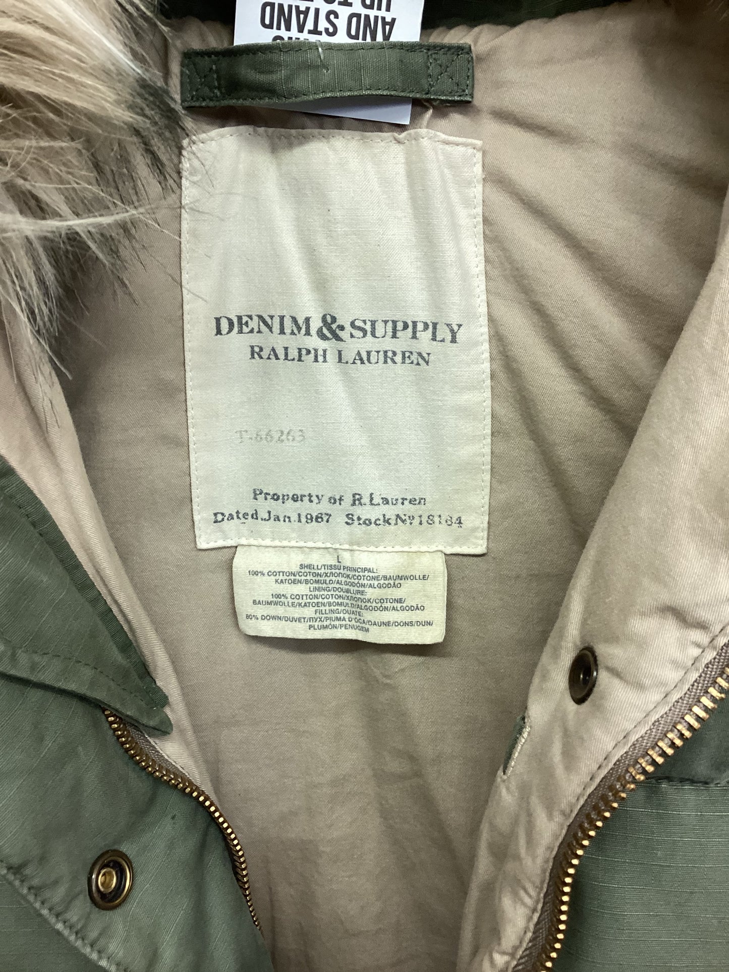 Denim & Supply by Ralph Lauren khaki gilet/bodywarmer
