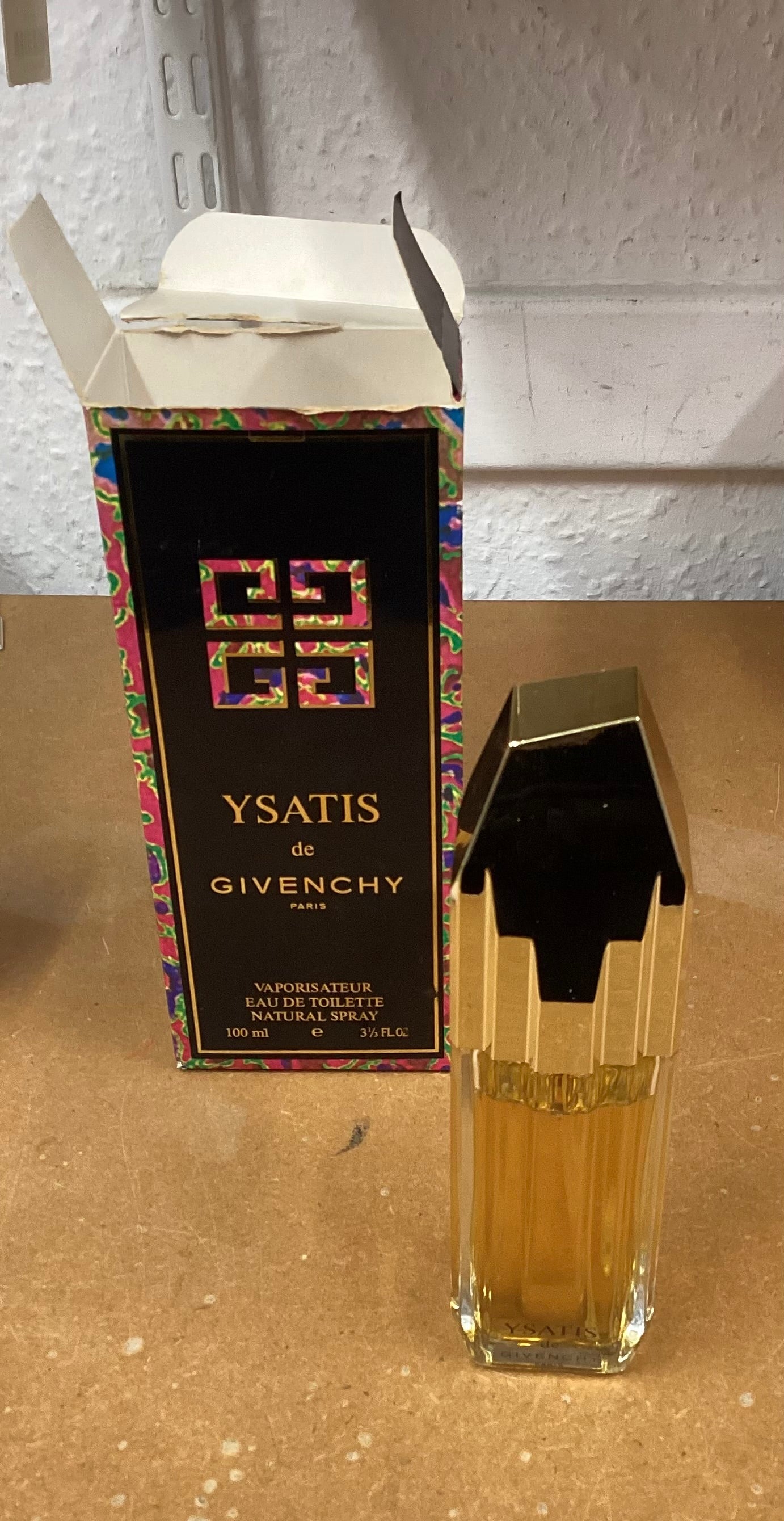 Givenchy, YSATIS de Givenchy, Perfume, Eau de Toilette, 100ml Partly Used, Discontinued