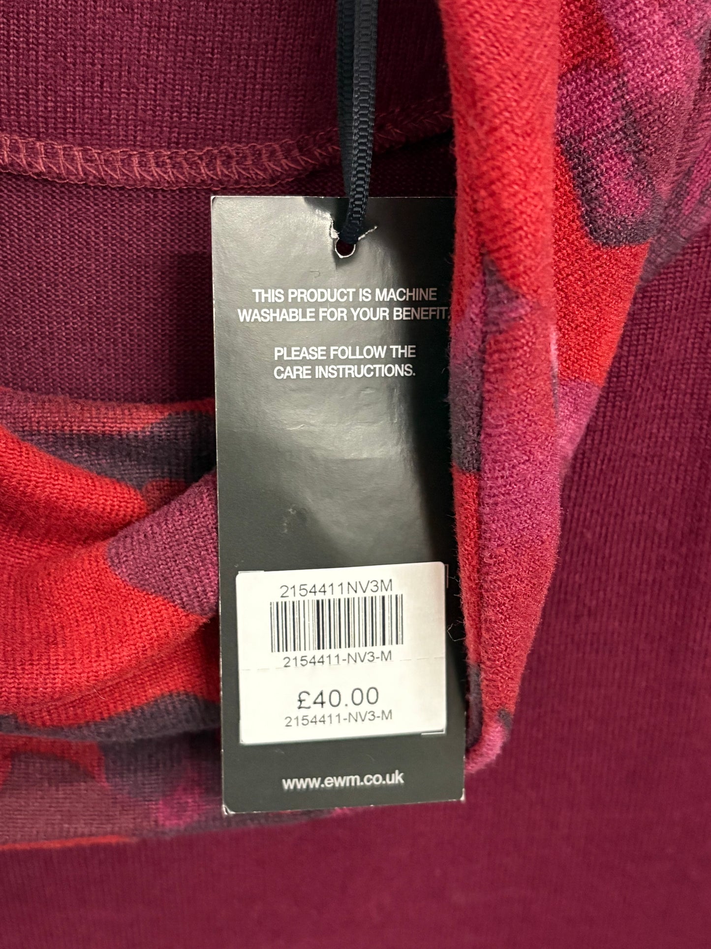 Edinburgh Woollen Mill Isle Collection Red Cowl Neck Dress Size M - BNWT