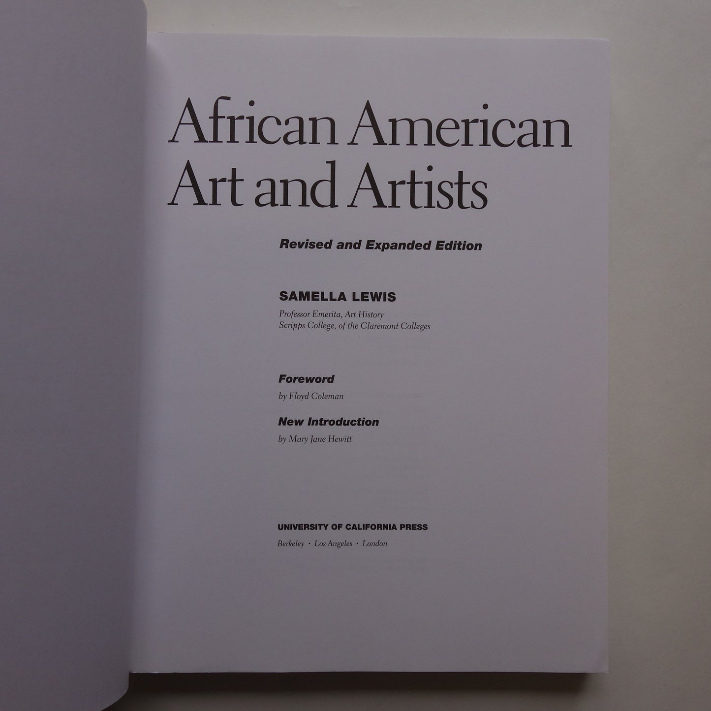 African American Art and Artists by Samella Lewis paperback