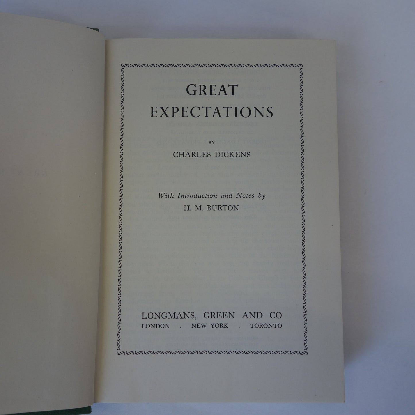 Great Expectations by Charles Dickens - Heritage of Literature series No. 34 - Longmans hardback book