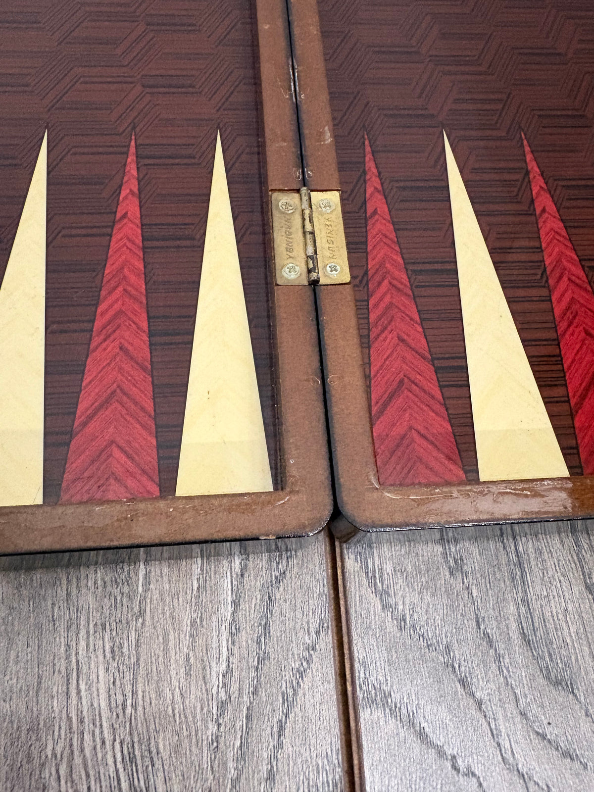 2-in-1 Backgammon/Draughts Game Set (complete)