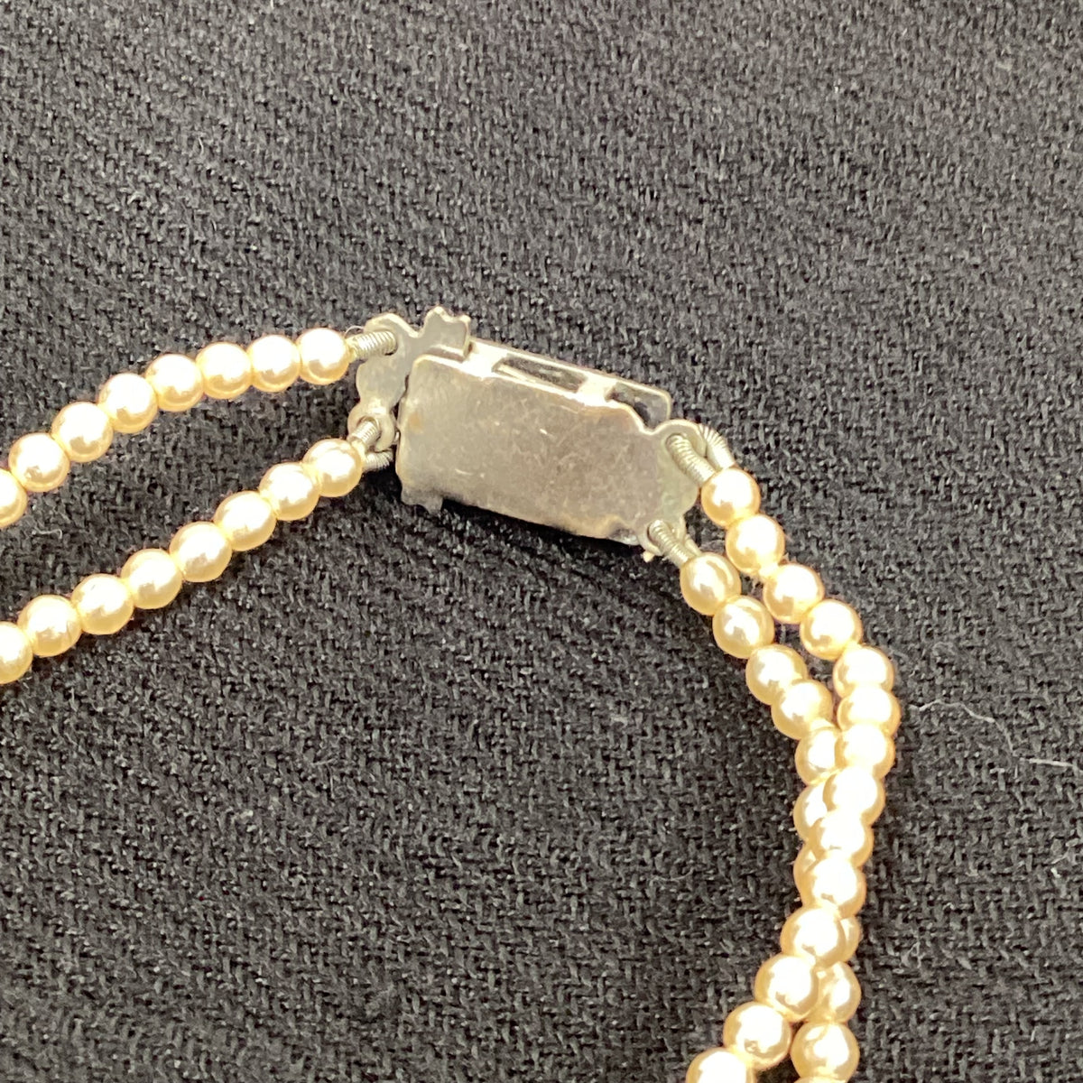 Vintage 2 String Necklace