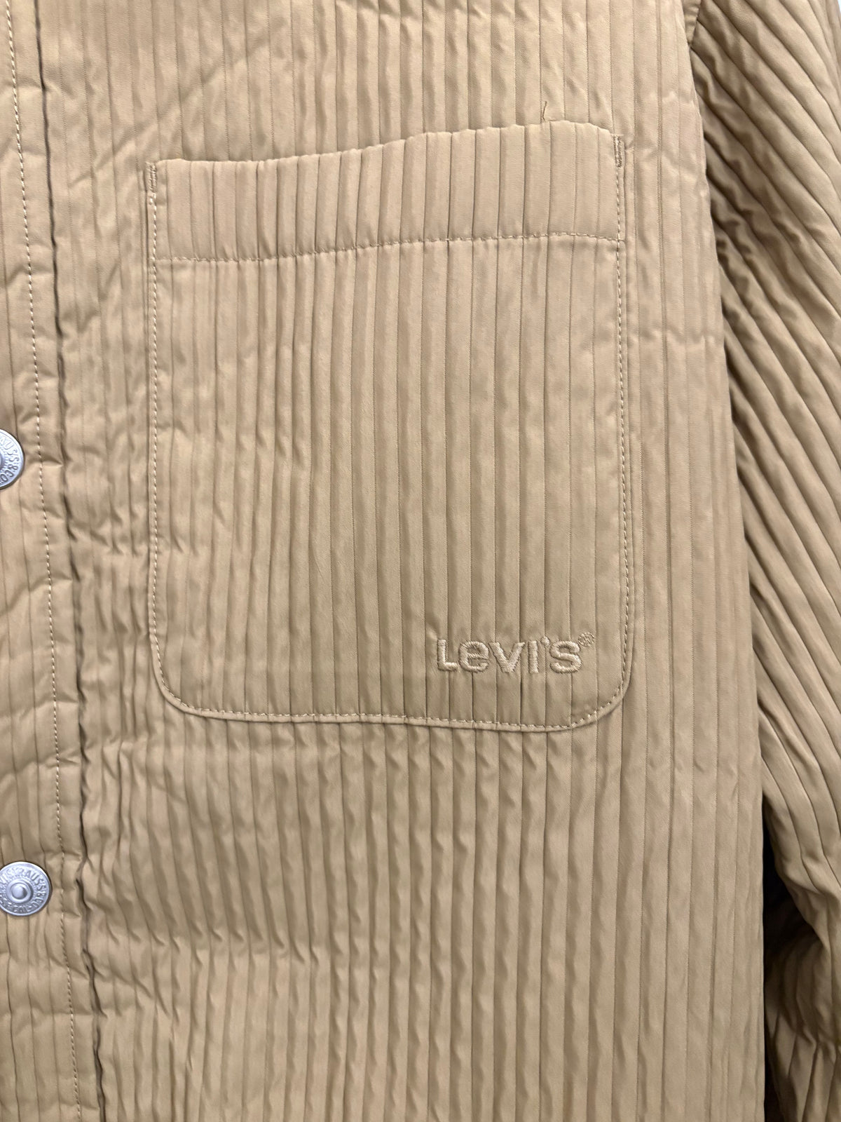 Levi’s Bryant Brown Padded Reversible Overshirt Men’s Jacket Size L