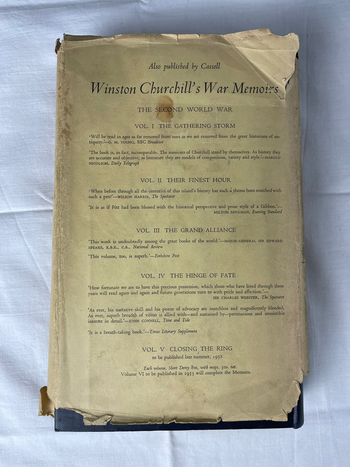The War Speeches of the Rt Hon Winston Churchill Vol 2