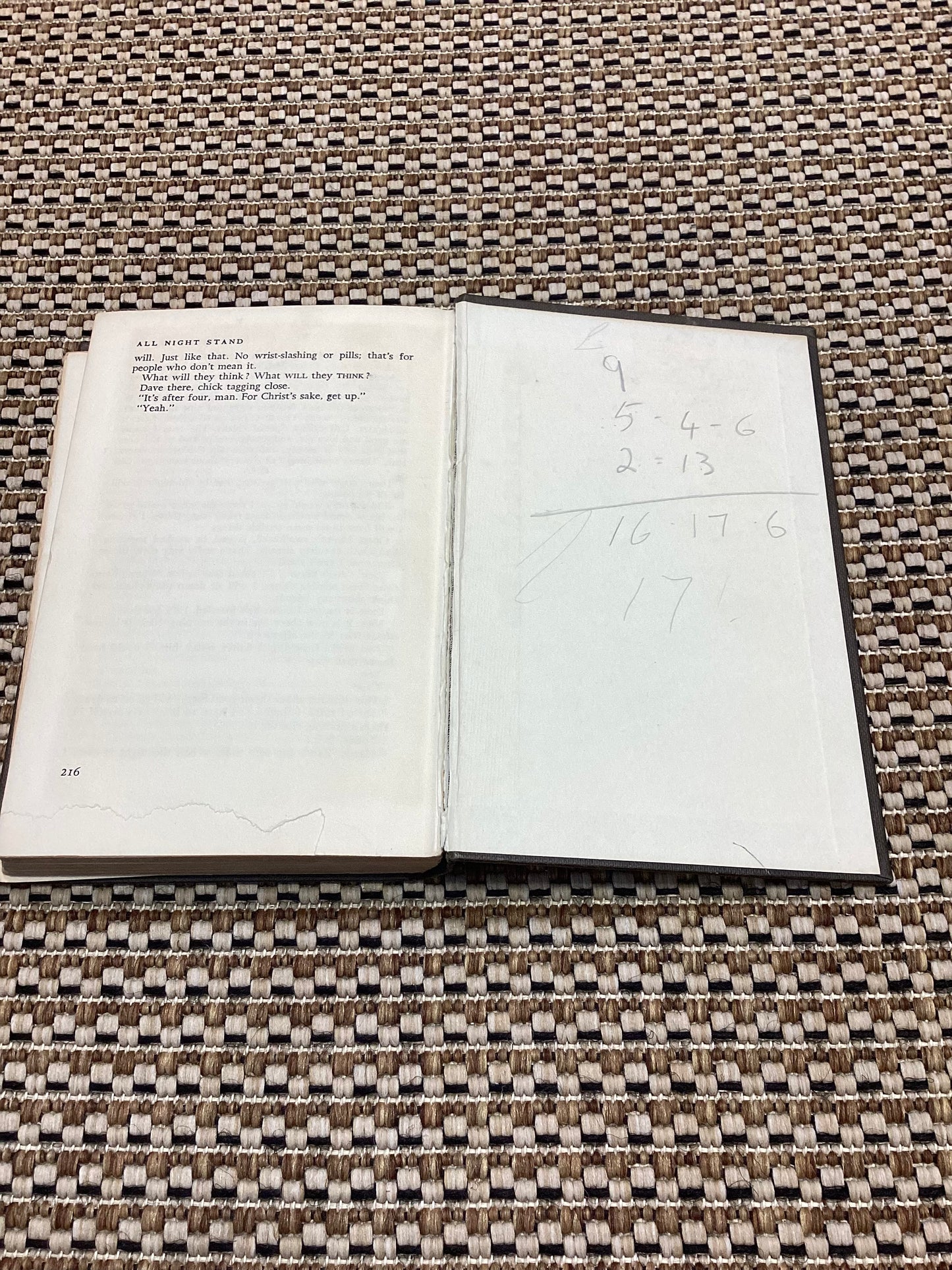 All Night Stand by Thom Keyes (1966)