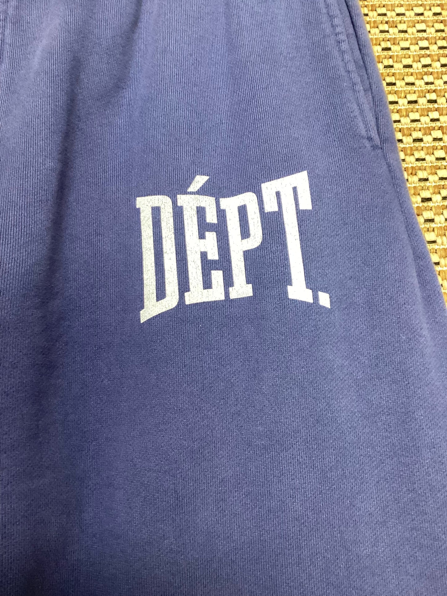 Gallery Dept. Blue 'Team Sweatpant' Cotton Joggers Size L