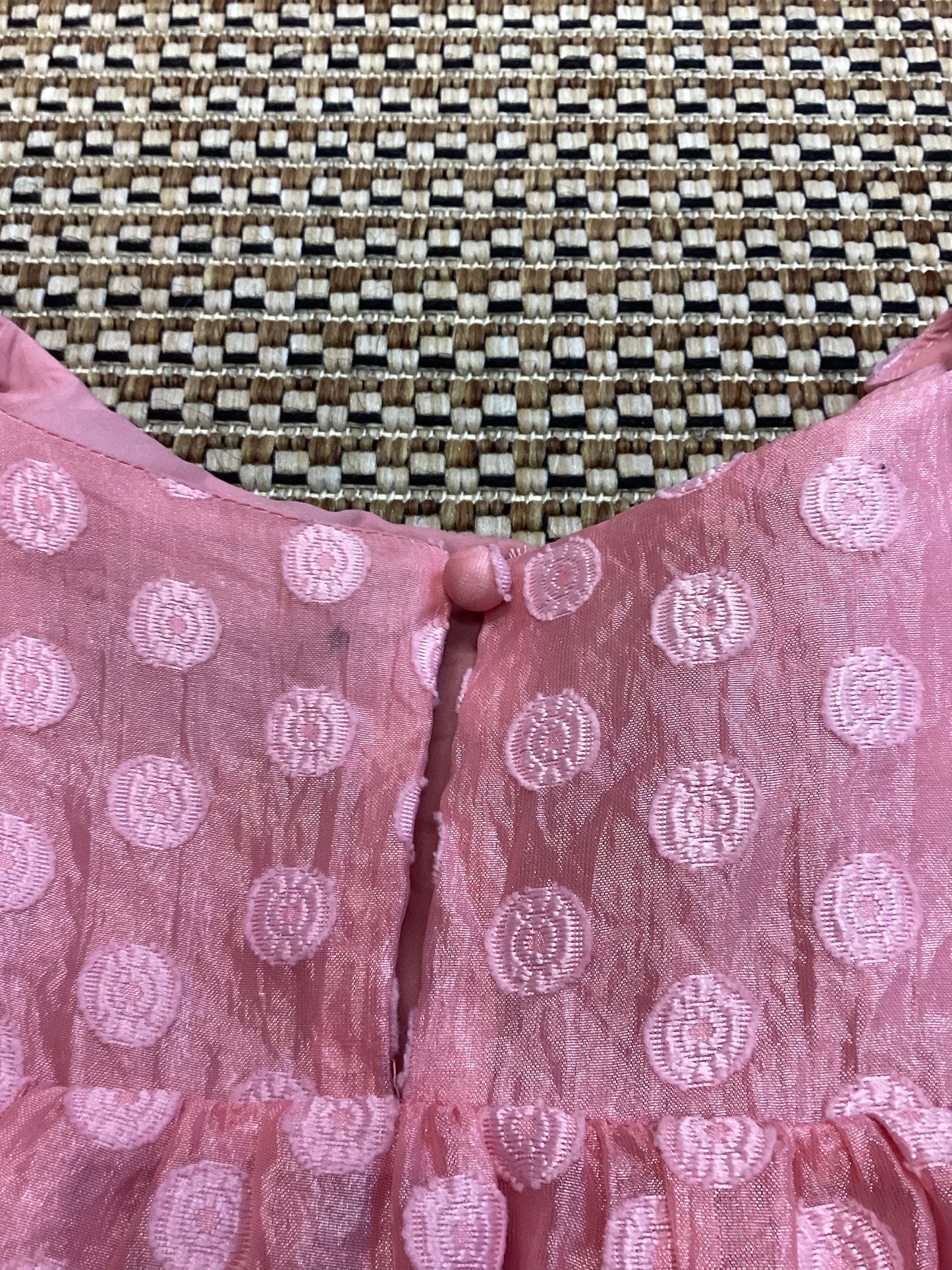 Sister Jane Pink Polka Dot Mini Dress Size 16