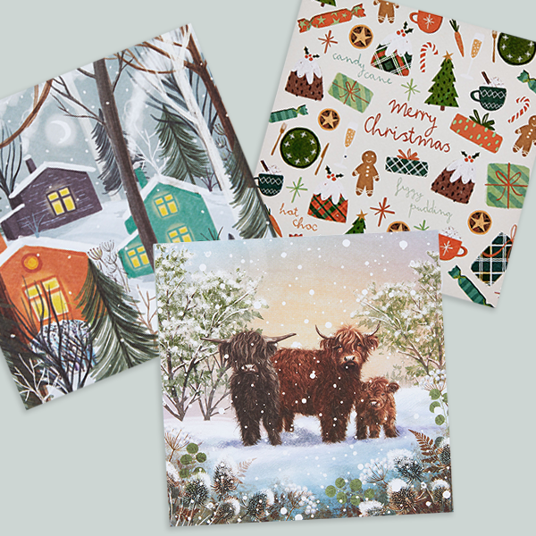 Festive Christmas Card Value Bundle (3 Packs)