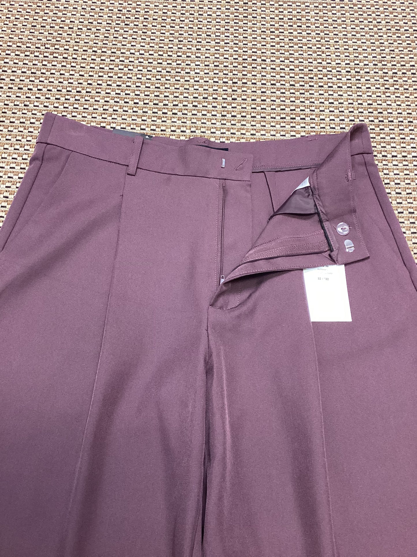 BNWT ADPT Purple 'Baytown' Trousers Size M