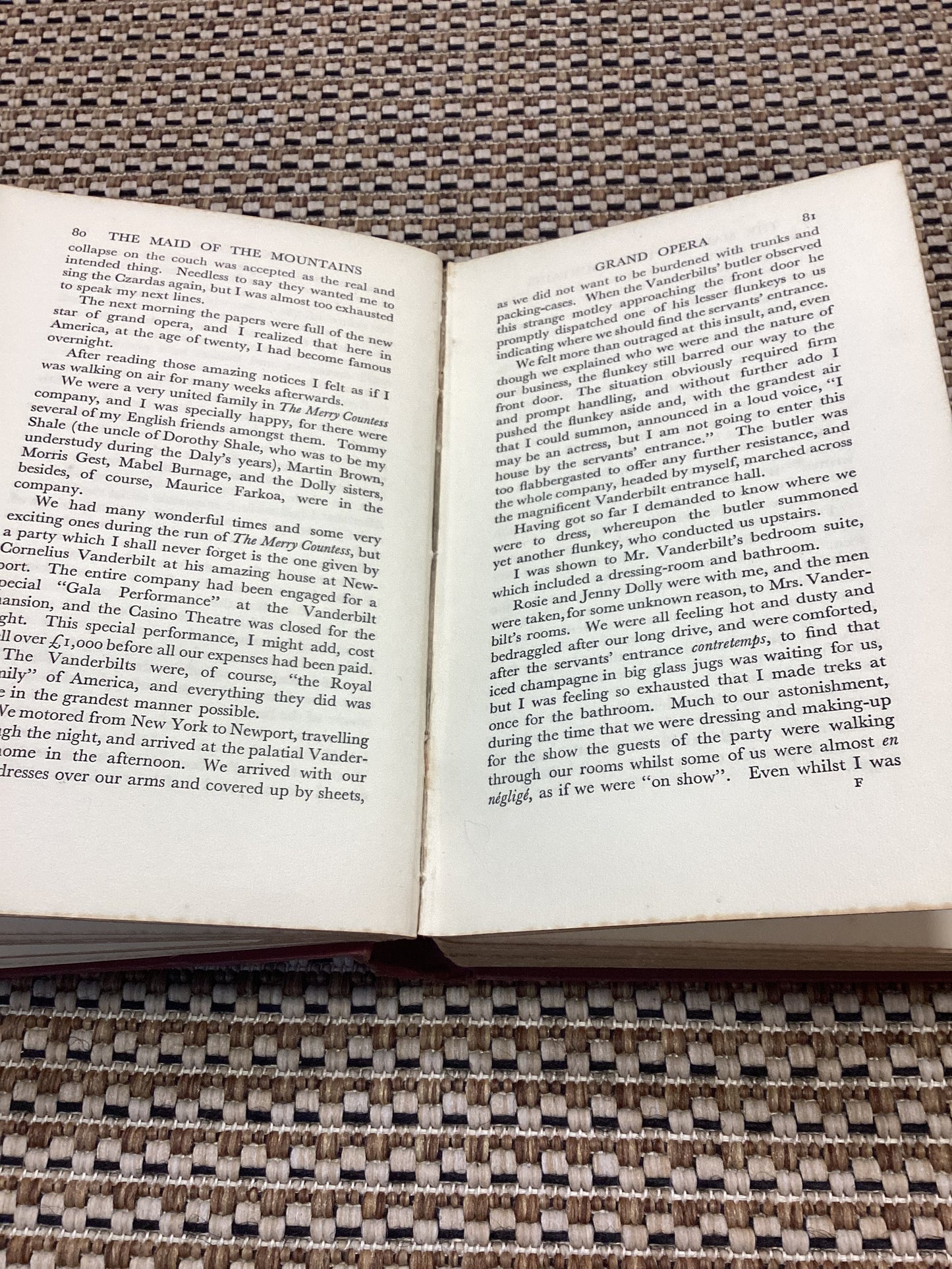 The Maid of the Mountains: Her Story - The Reminiscences of José Collins (1932)