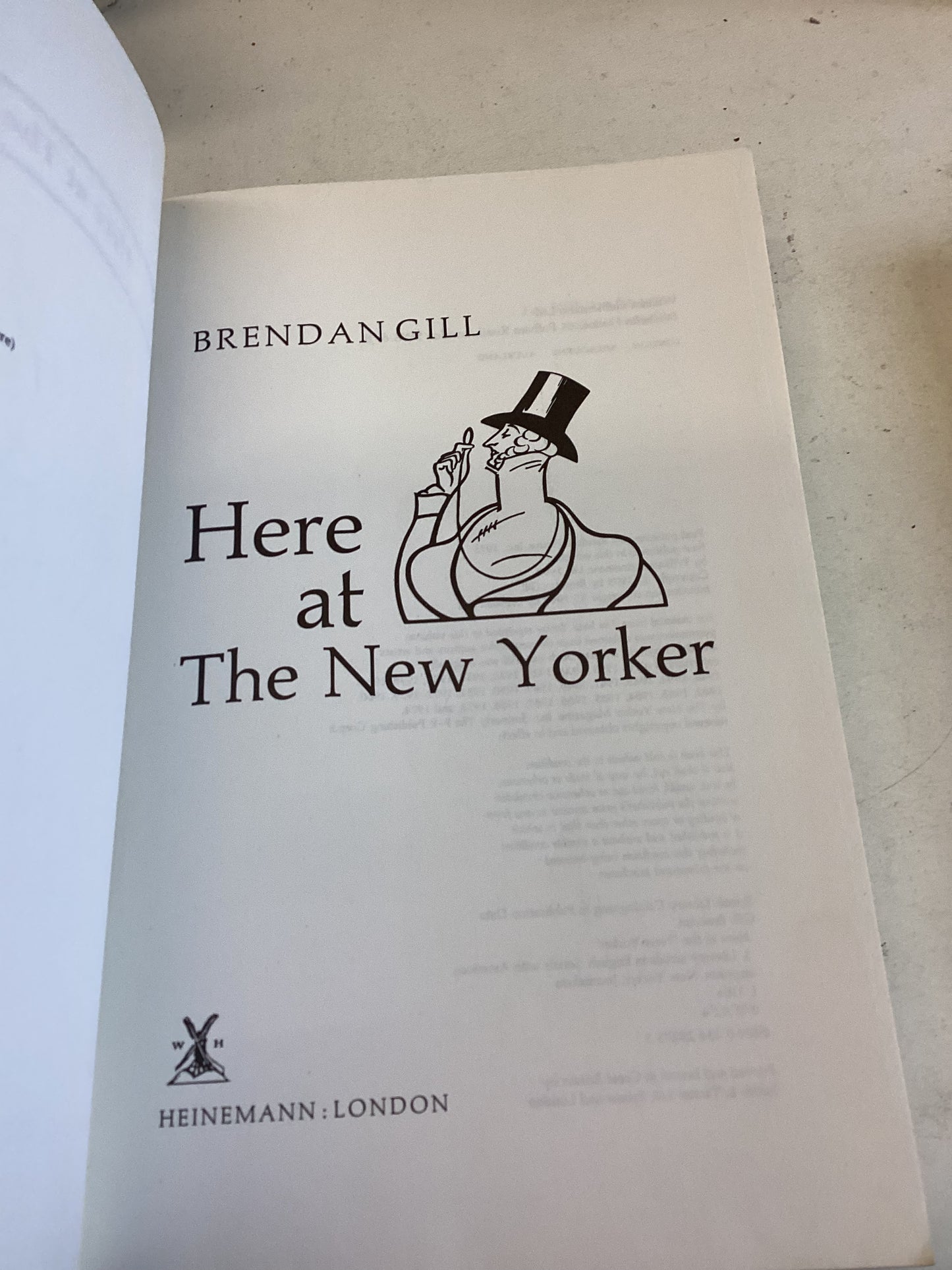 Here at The New Yorker Brendan Gill