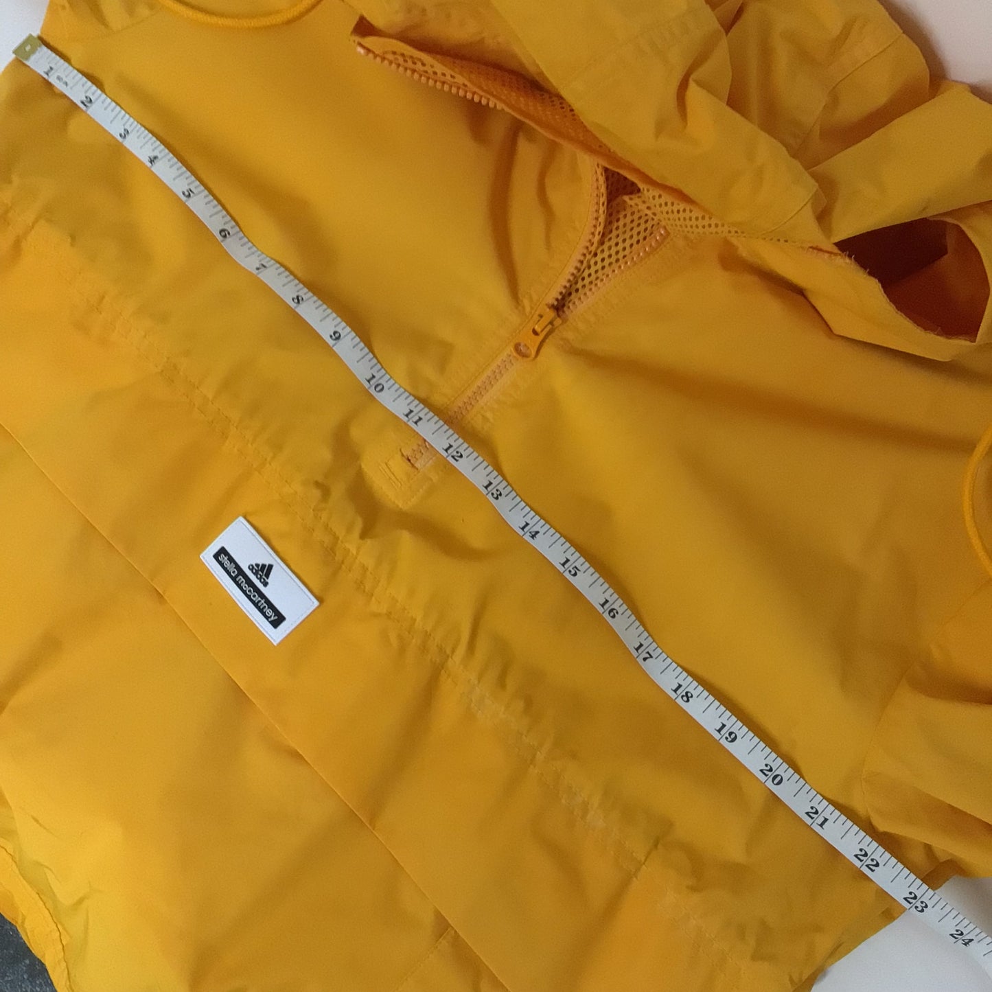 Adidas Stella McCartney Orangey Yellow Pullover Jacket Size S