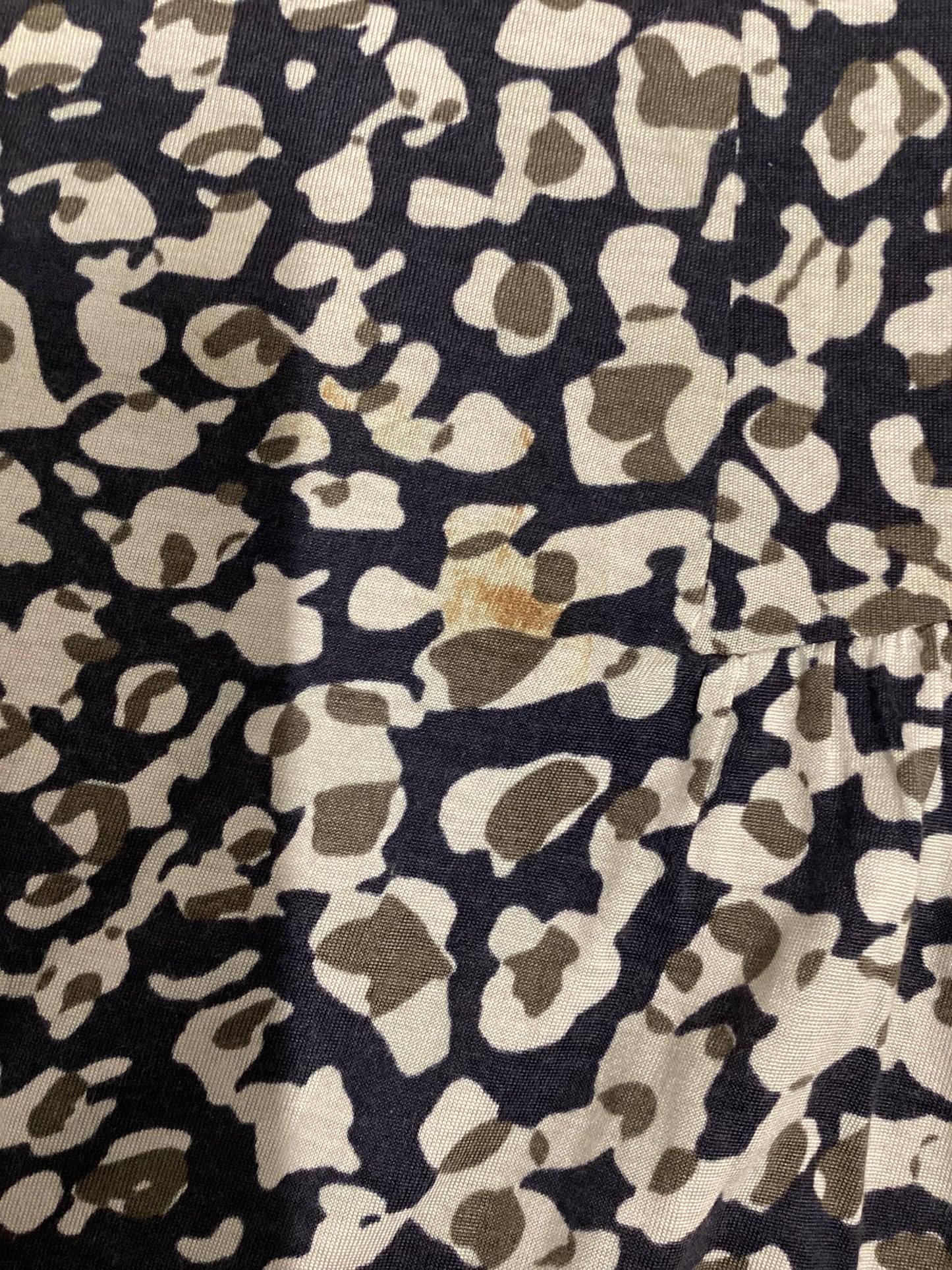 Max Mara Navy Blue Silk/Cotton Dress Size M