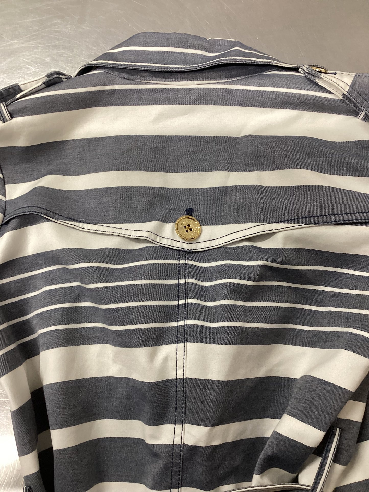 Michael Kors Blue/Red Cotton Jacket Size S