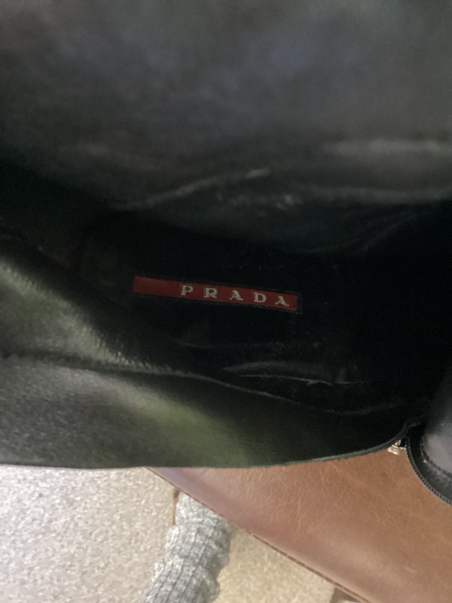 Prada Black Knee High Platform Heel Zip Boots EU 41