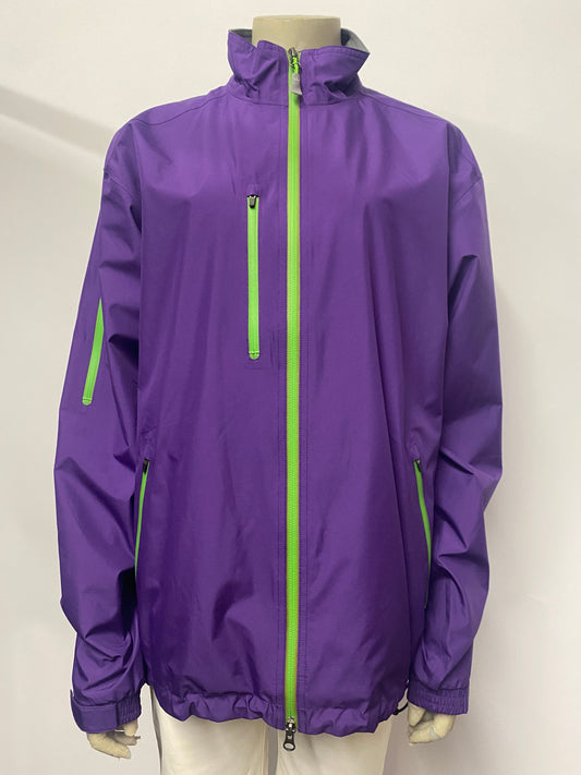 Peter Millar Purple Lightweight Rain Jacket Medium
