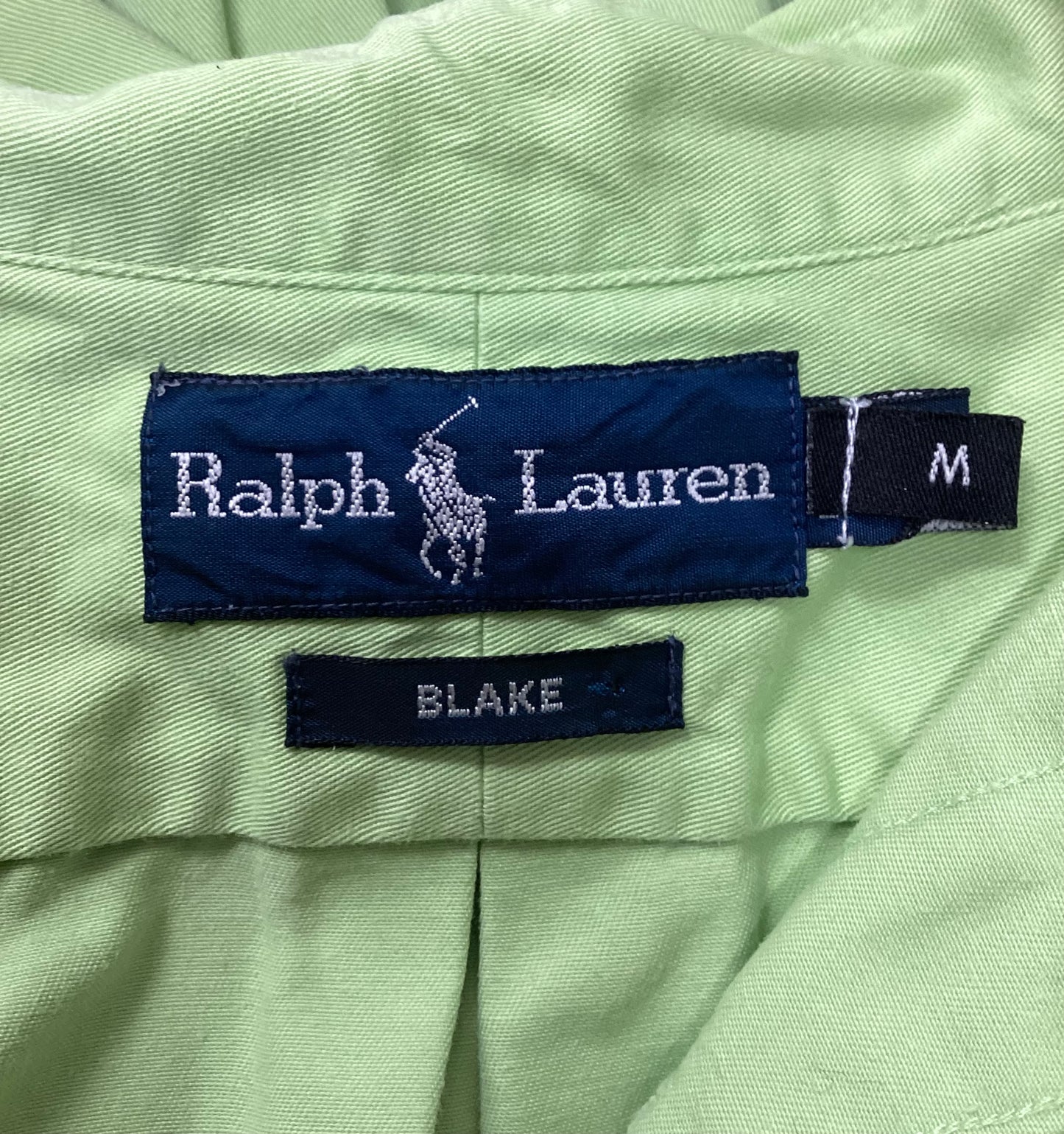 Ralph Lauren Green Blake Frilled Shirt Size medium/12