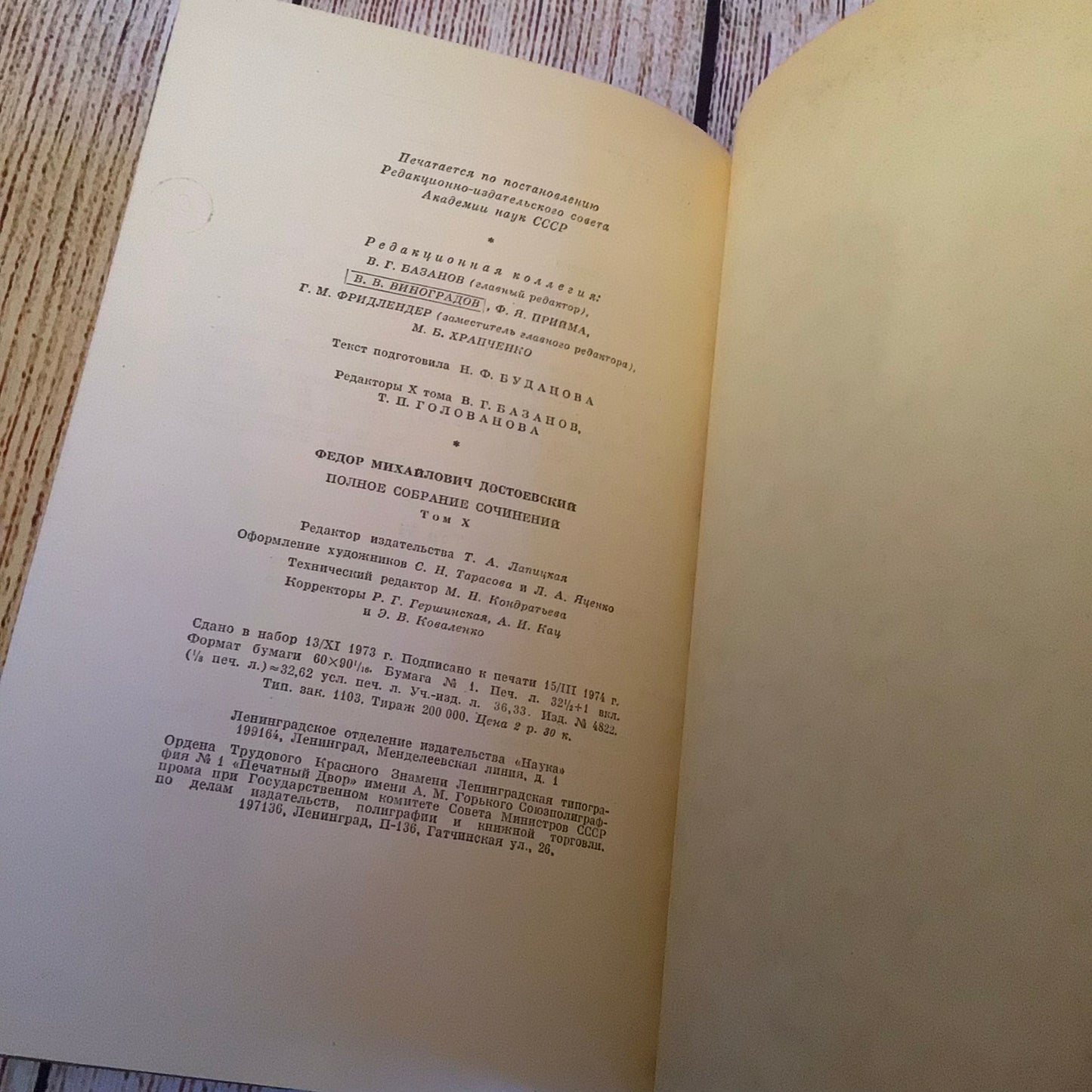 Complete Works of F.M. Dostoevsky in 30 Volumes, Vol. 10, Demons (Russian Language, 1974)