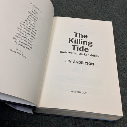 The Killing Tide by Lin Anderson (Signed, 2021)