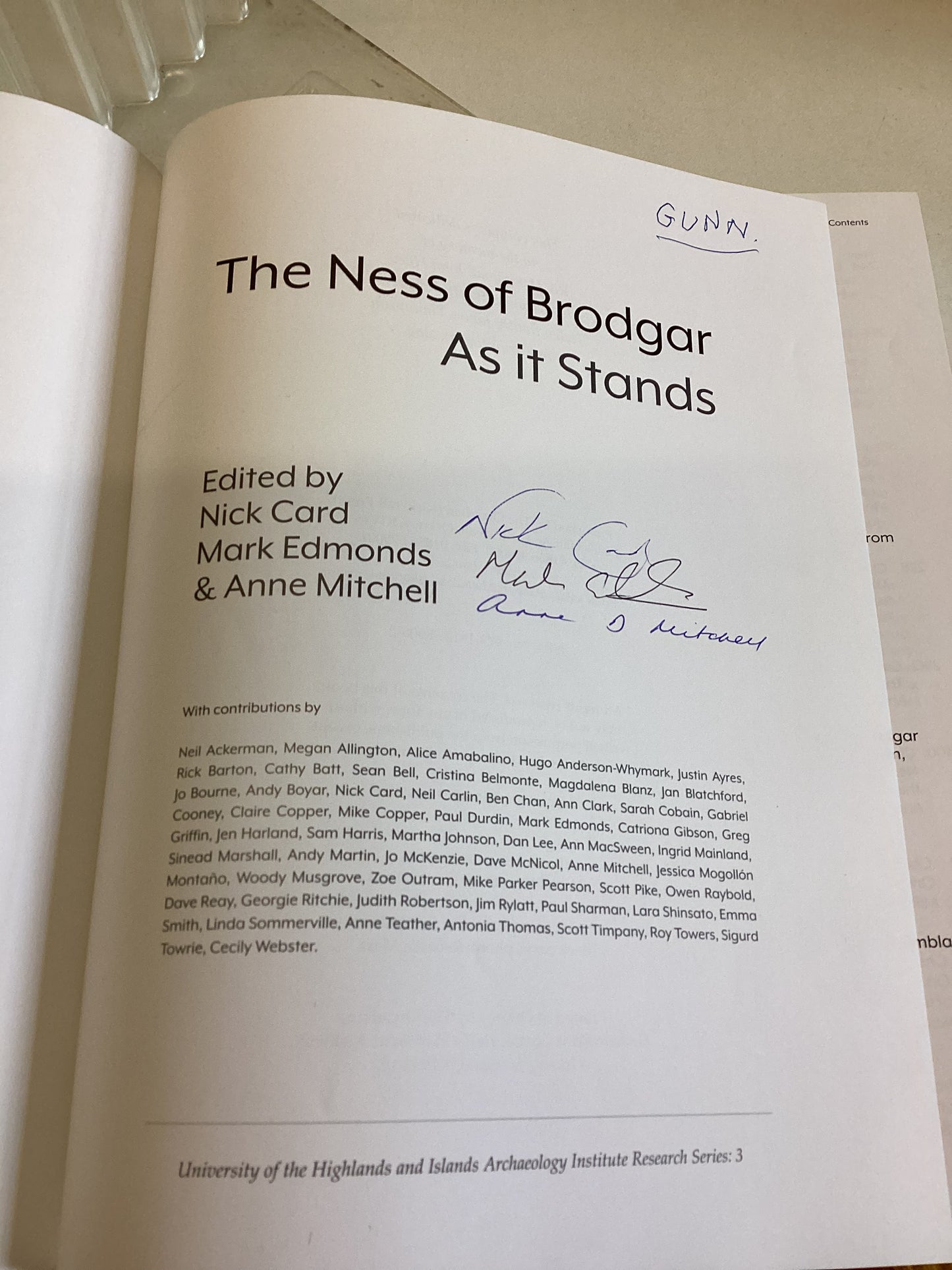 The Ness of Brodgar As It Stands Signed Edited By Nick Card Mark Edmonds Anne Mitchell