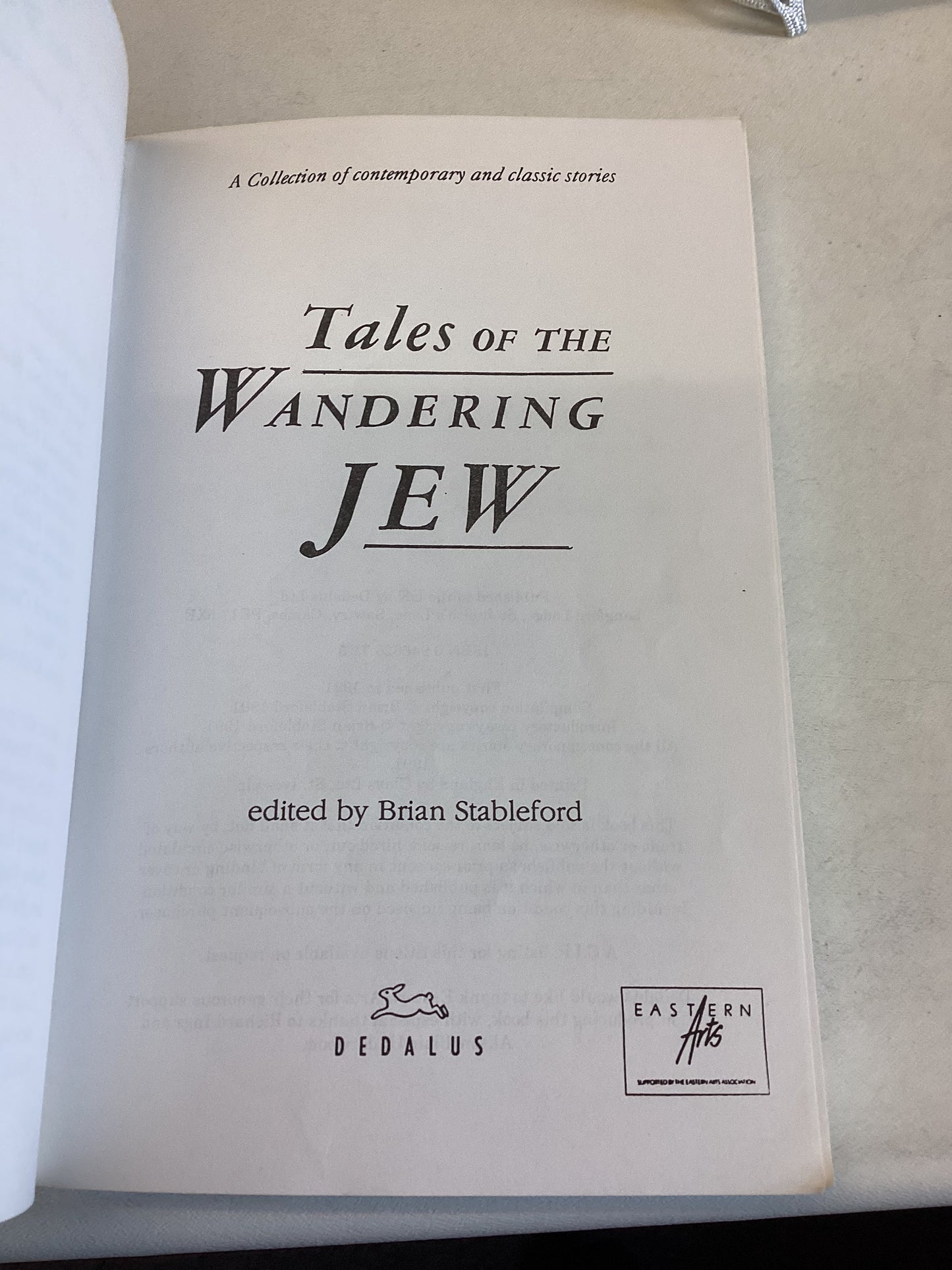 Tales of The Wandering Jew Edited By Brian Stableford