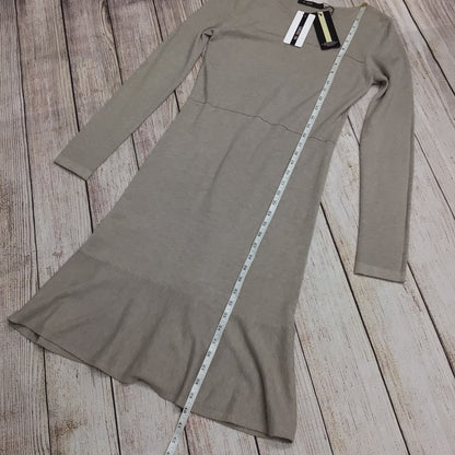 BNWT Monnari Beige Wool & Cashmere Blend Jumper Dress Size L