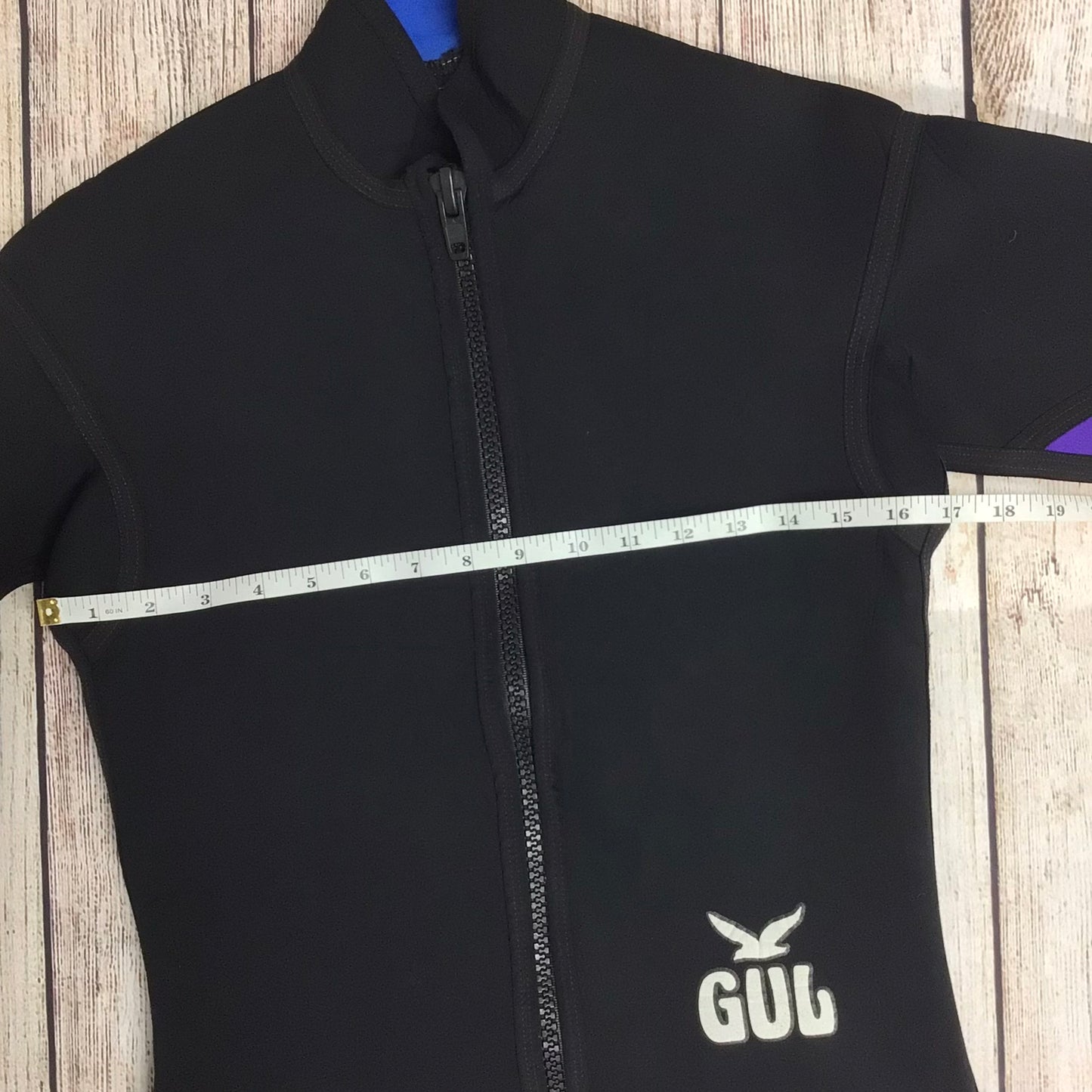 Gul Wetsuits Neoprene Purple & Black Zip Jacket Size M