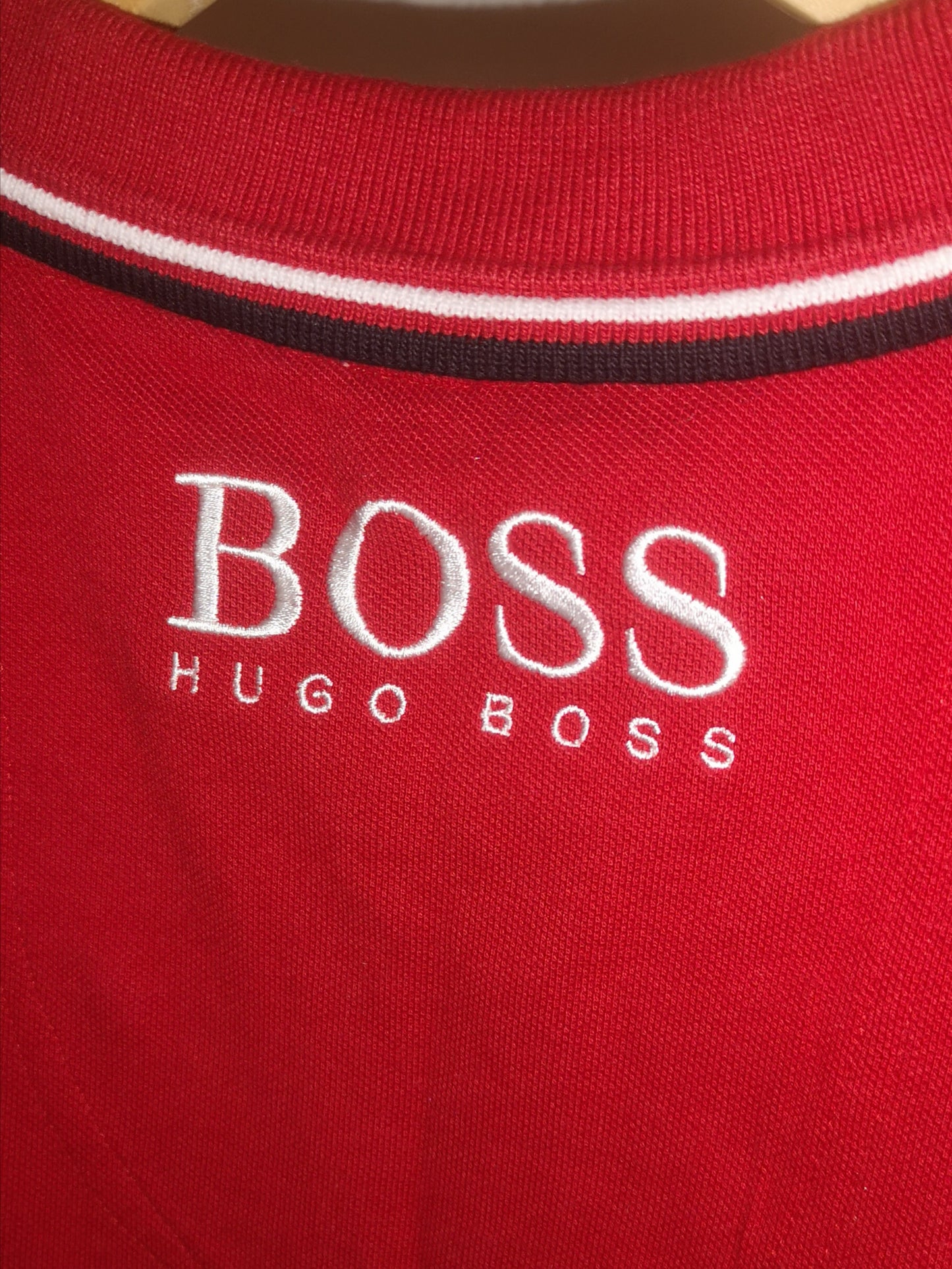 Hugo Boss Red Paddy Pro Polo Shirt Size XL