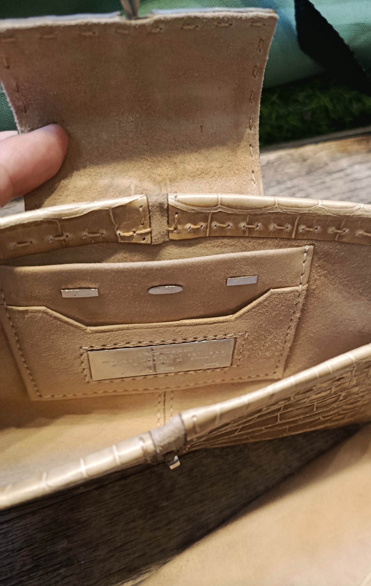 VBH Poche Leather Clutch Bag