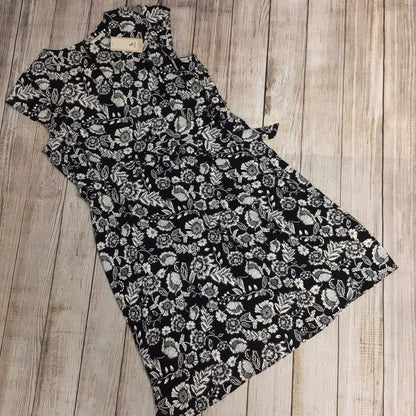 BNWT Tu Black & White Floral Print Dress RRP £25 Size 22